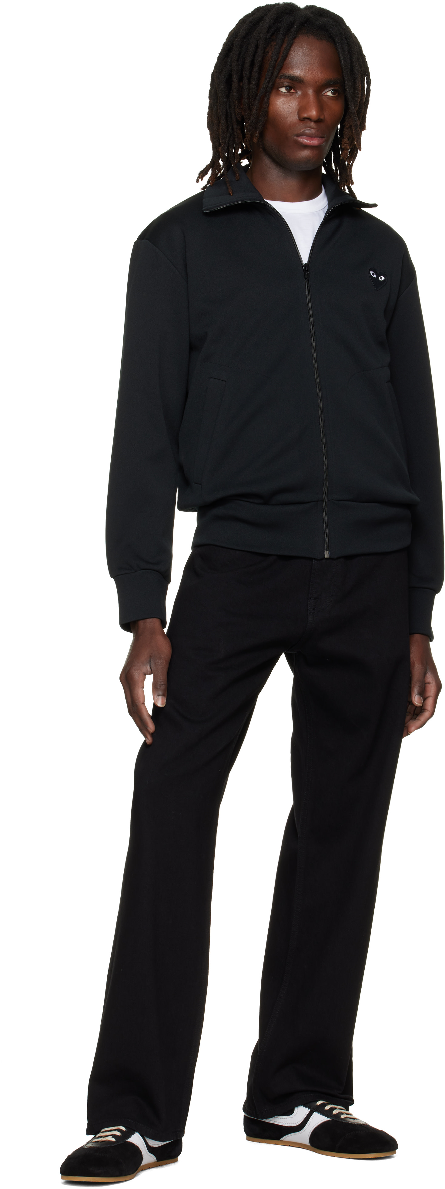 COMME des GARÇONS PLAY - Pull noir à logo de cœur
