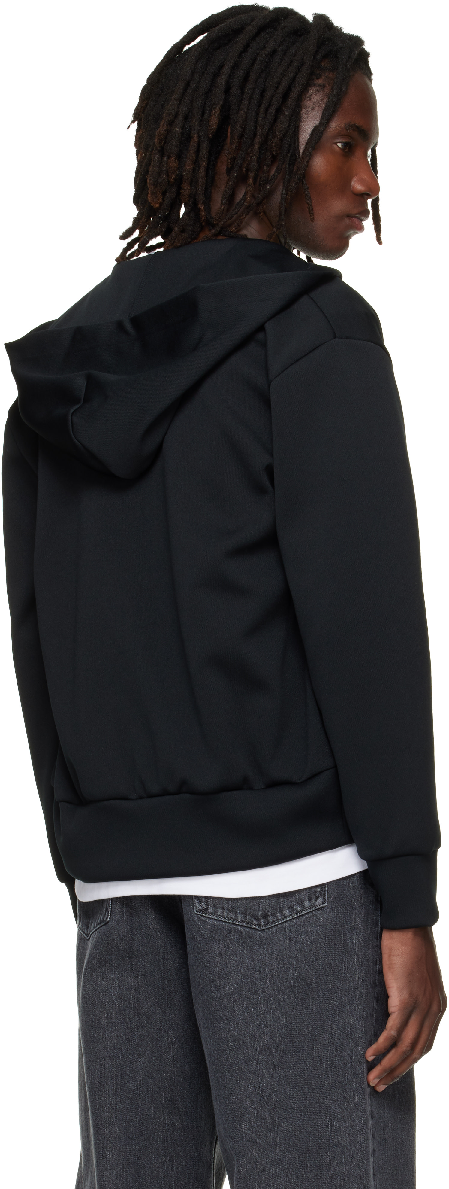 COMME des GARÇONS PLAY - Pull à capuche noir à logo de cœur