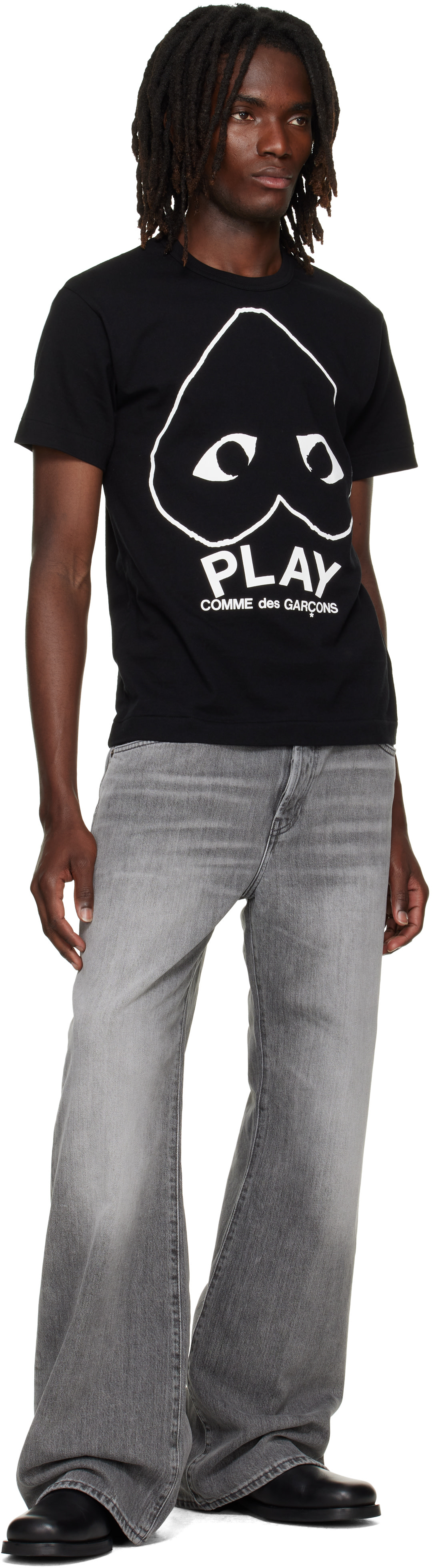 トップス COMME des GARCONS トップス PLAY COMME DES GARÇONS Unisex TEE BLACK