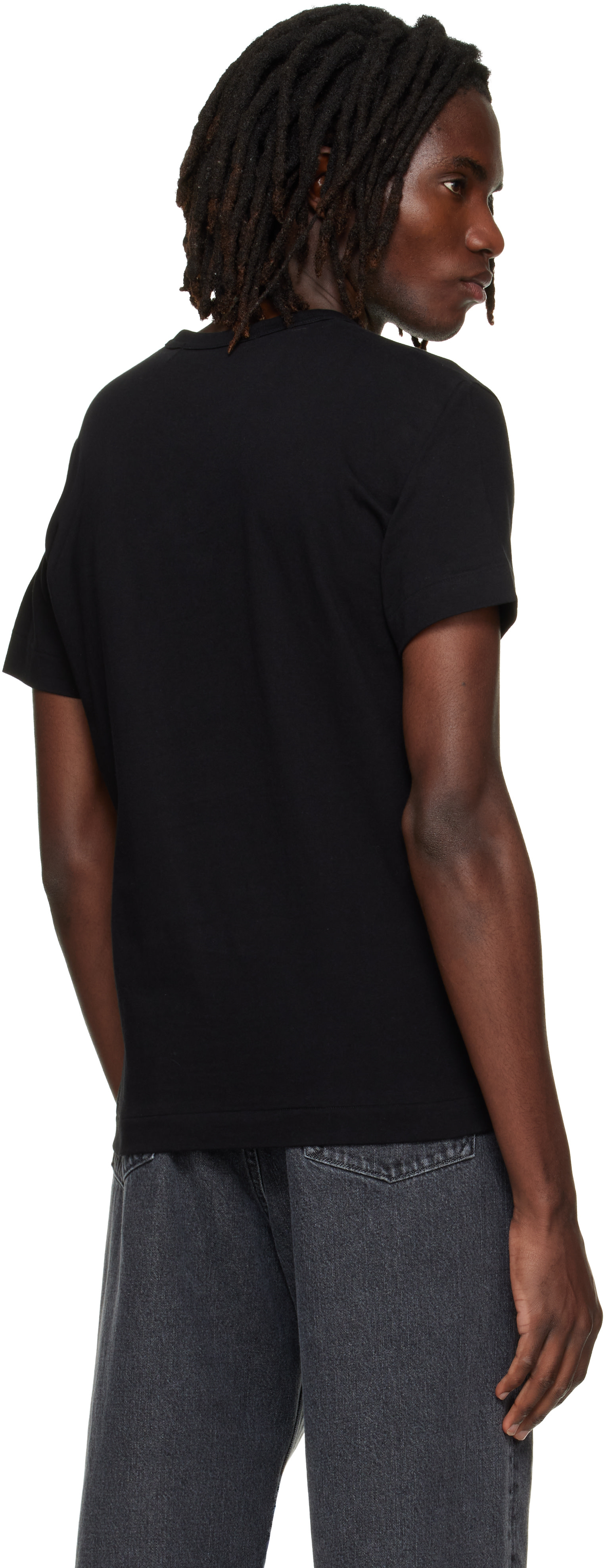 COMME des GARÇONS PLAY: ブラック ハート エンブレム Tシャツ