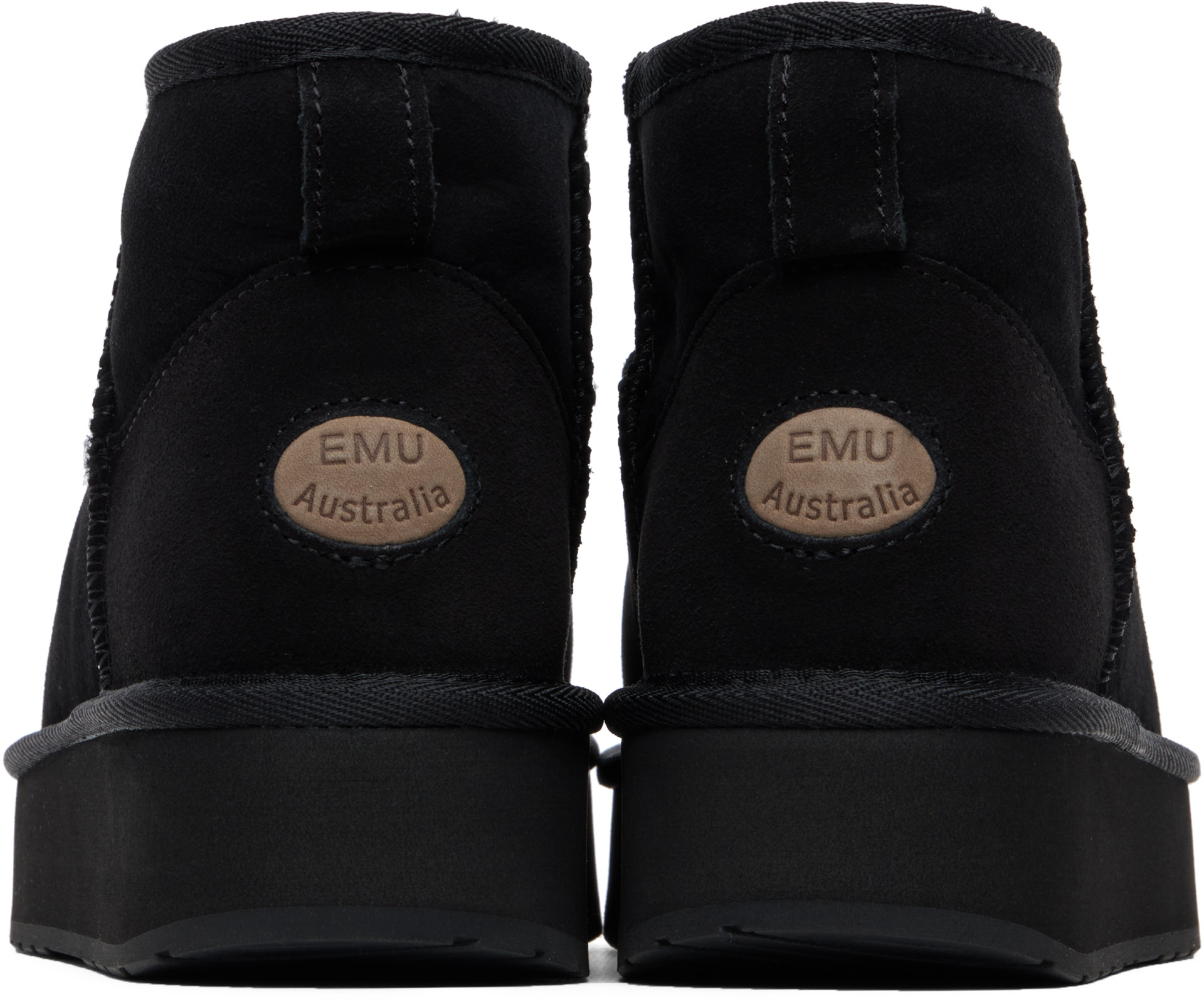 EMU Australia - 黑色 Stinger Micro Flatform 2.0 踝靴