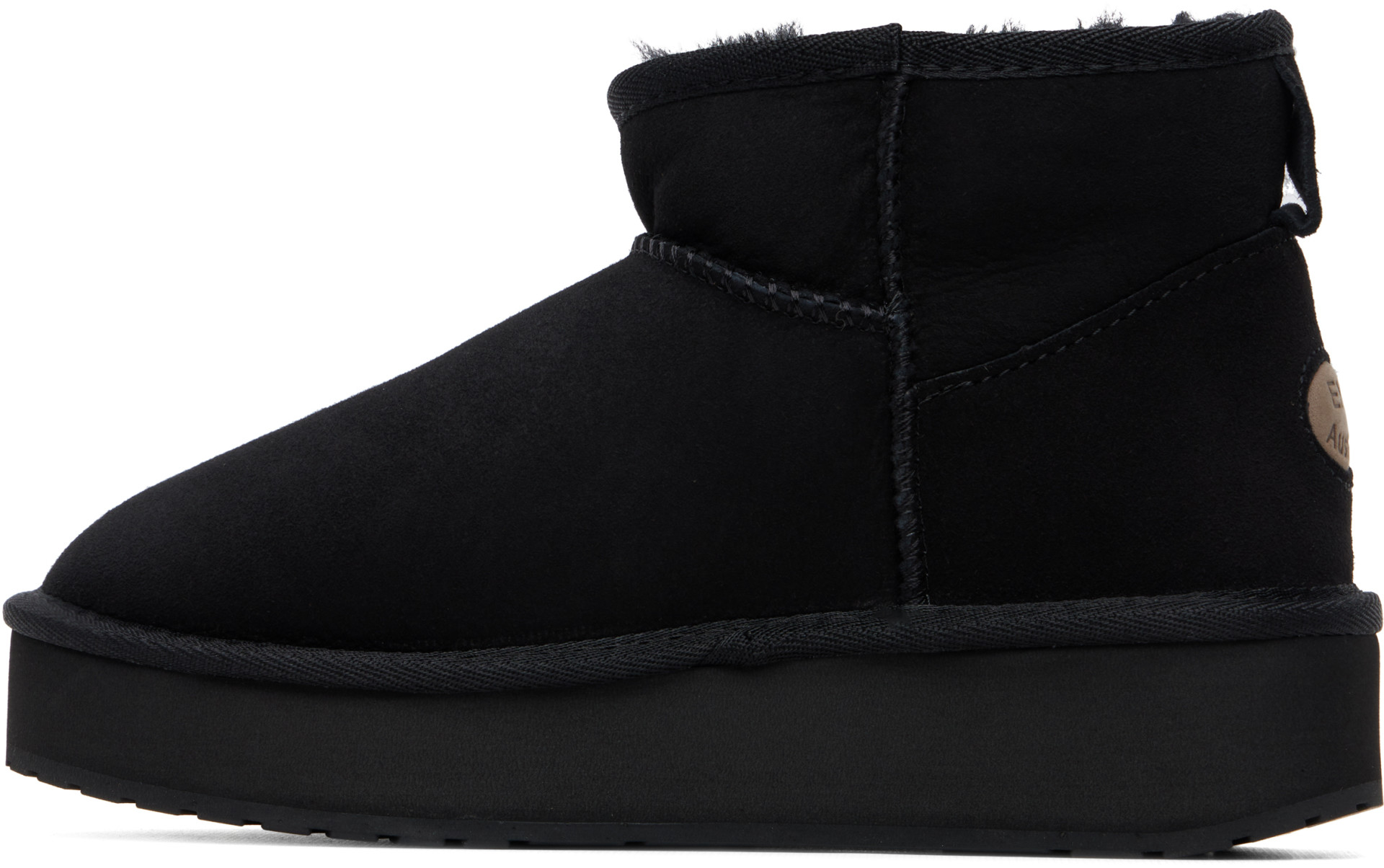 EMU Australia - 黑色 Stinger Micro Flatform 2.0 踝靴