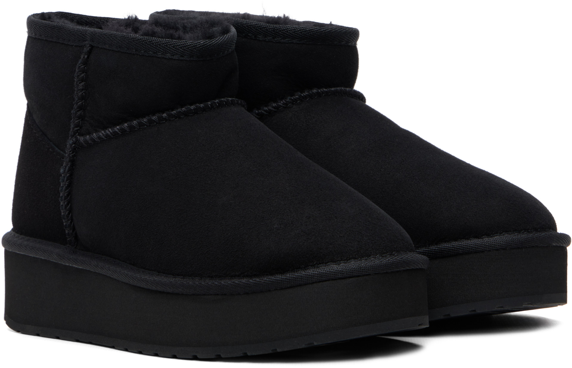 EMU Australia - 黑色 Stinger Micro Flatform 2.0 踝靴