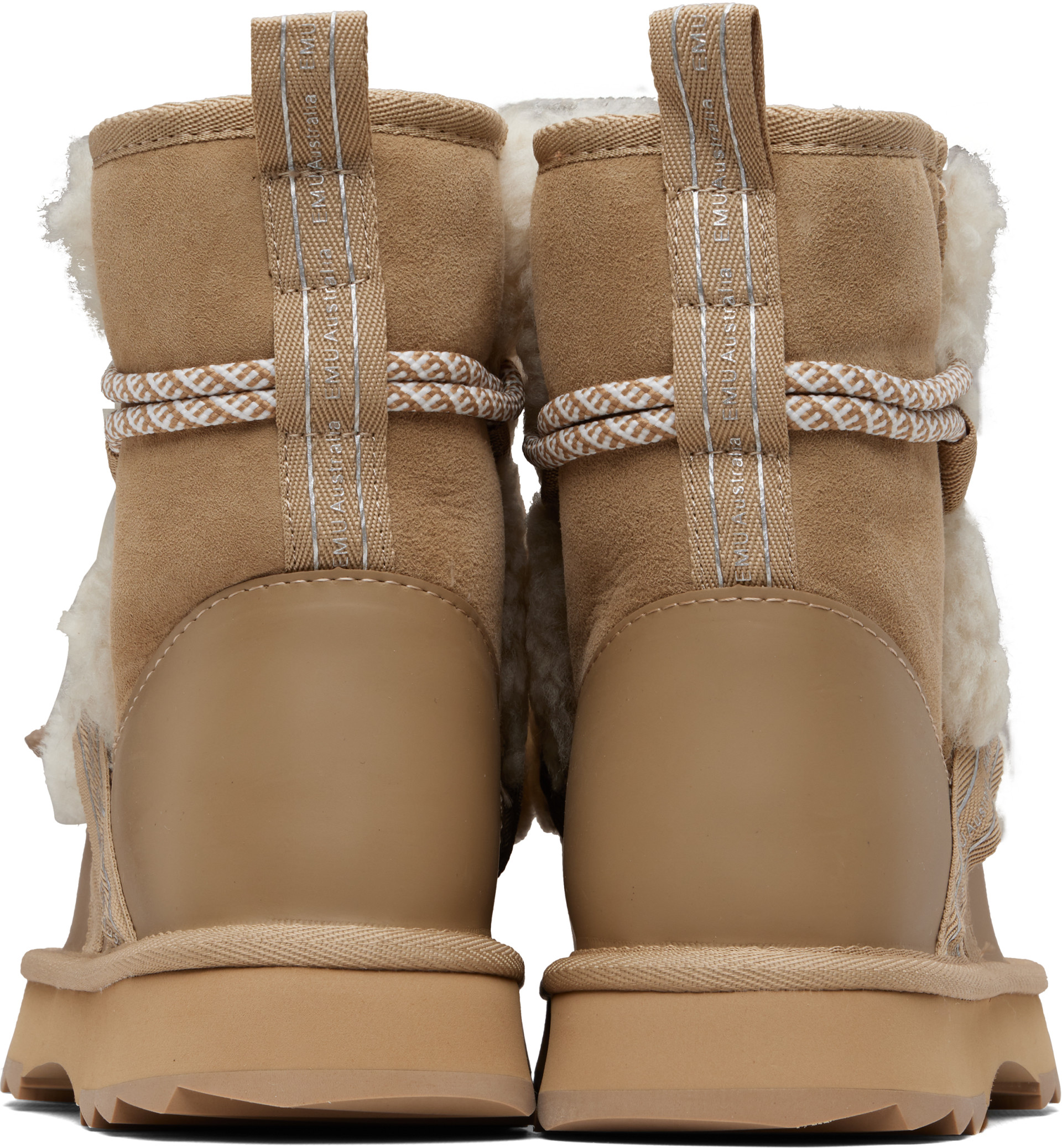 EMU Australia - Beige Blurred Teddy Boots