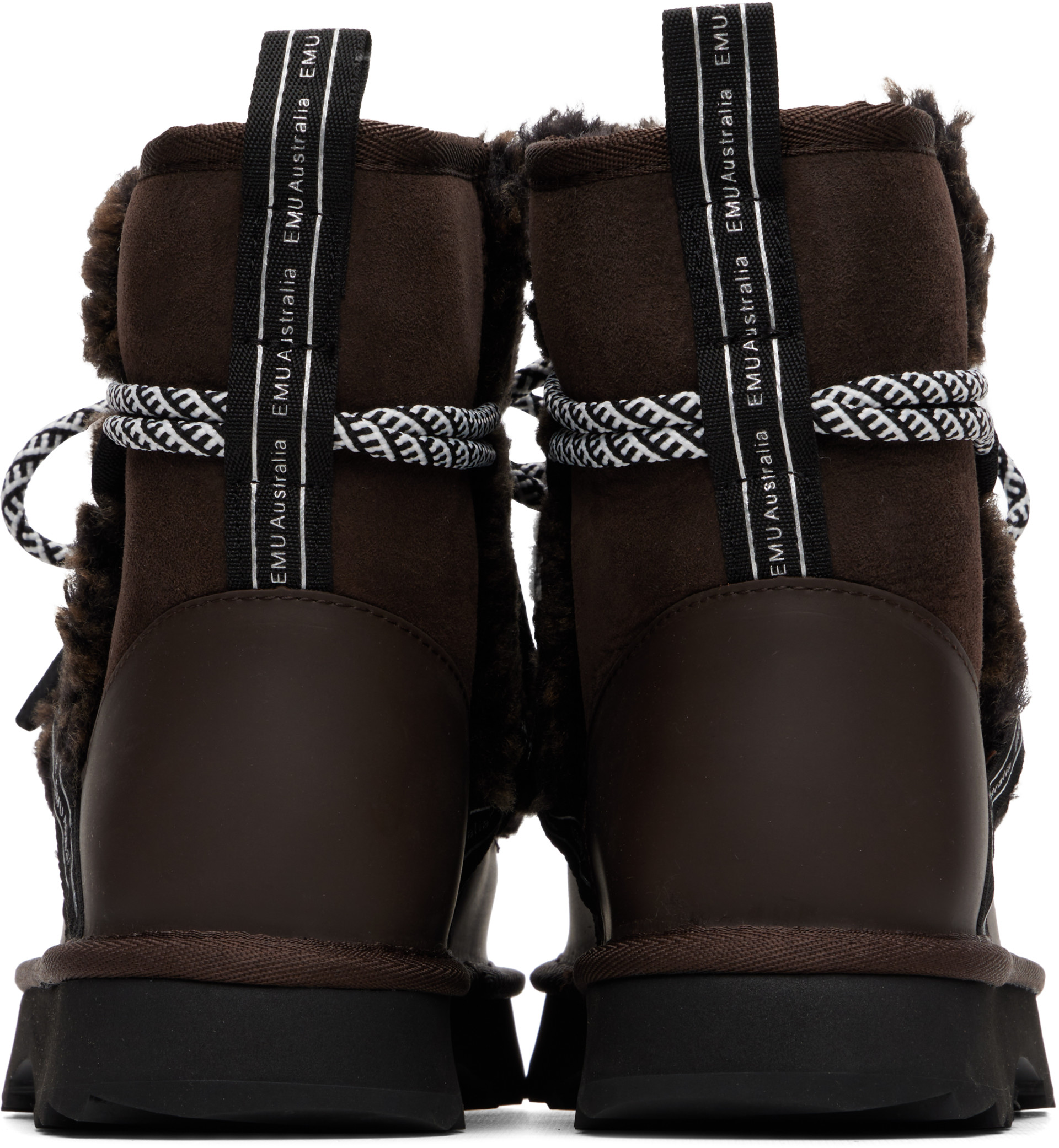 EMU Australia - Brown Blurred Teddy Boots