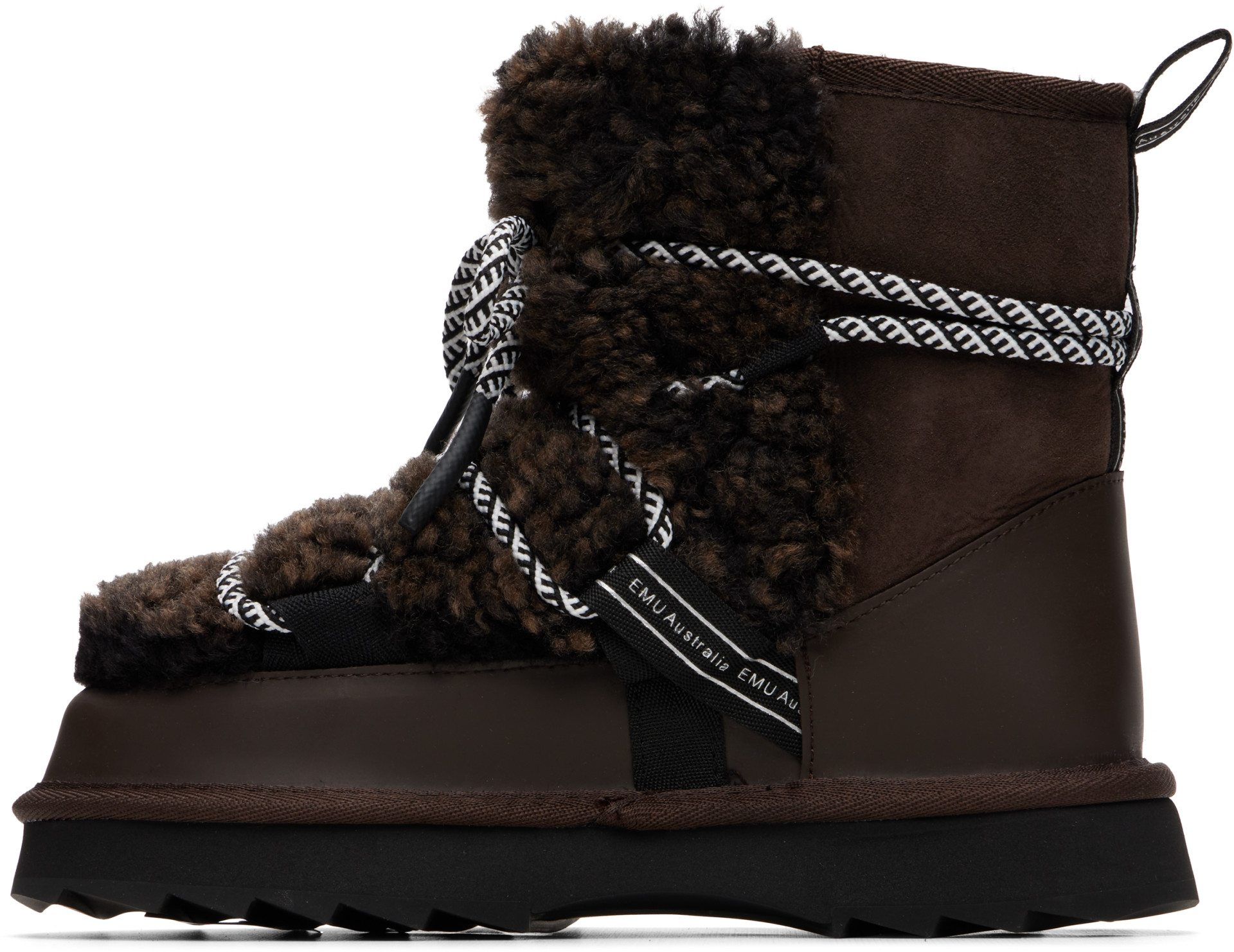 EMU Australia - Brown Blurred Teddy Boots