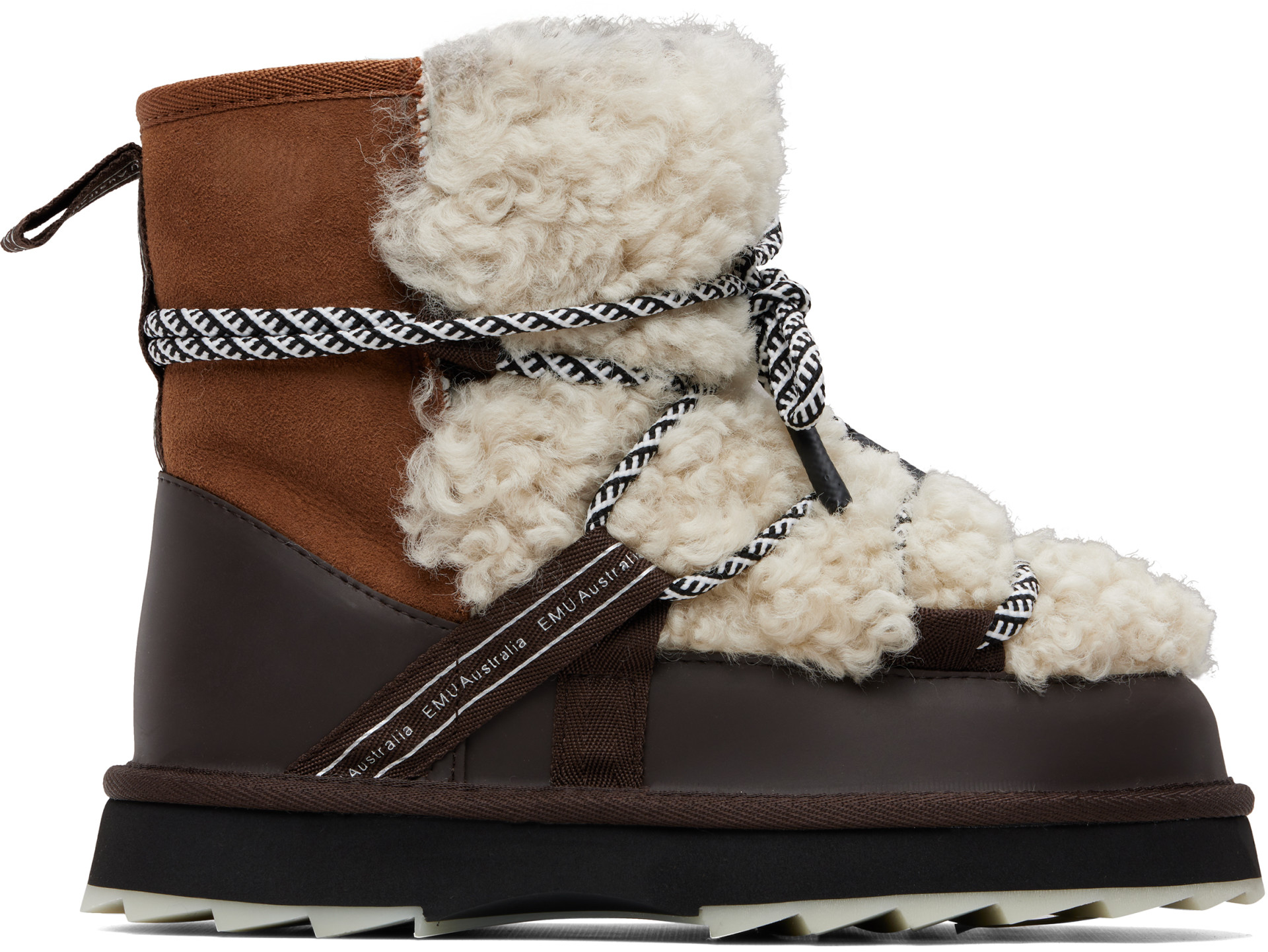 EMU Australia - Brown Blurred Teddy Boots