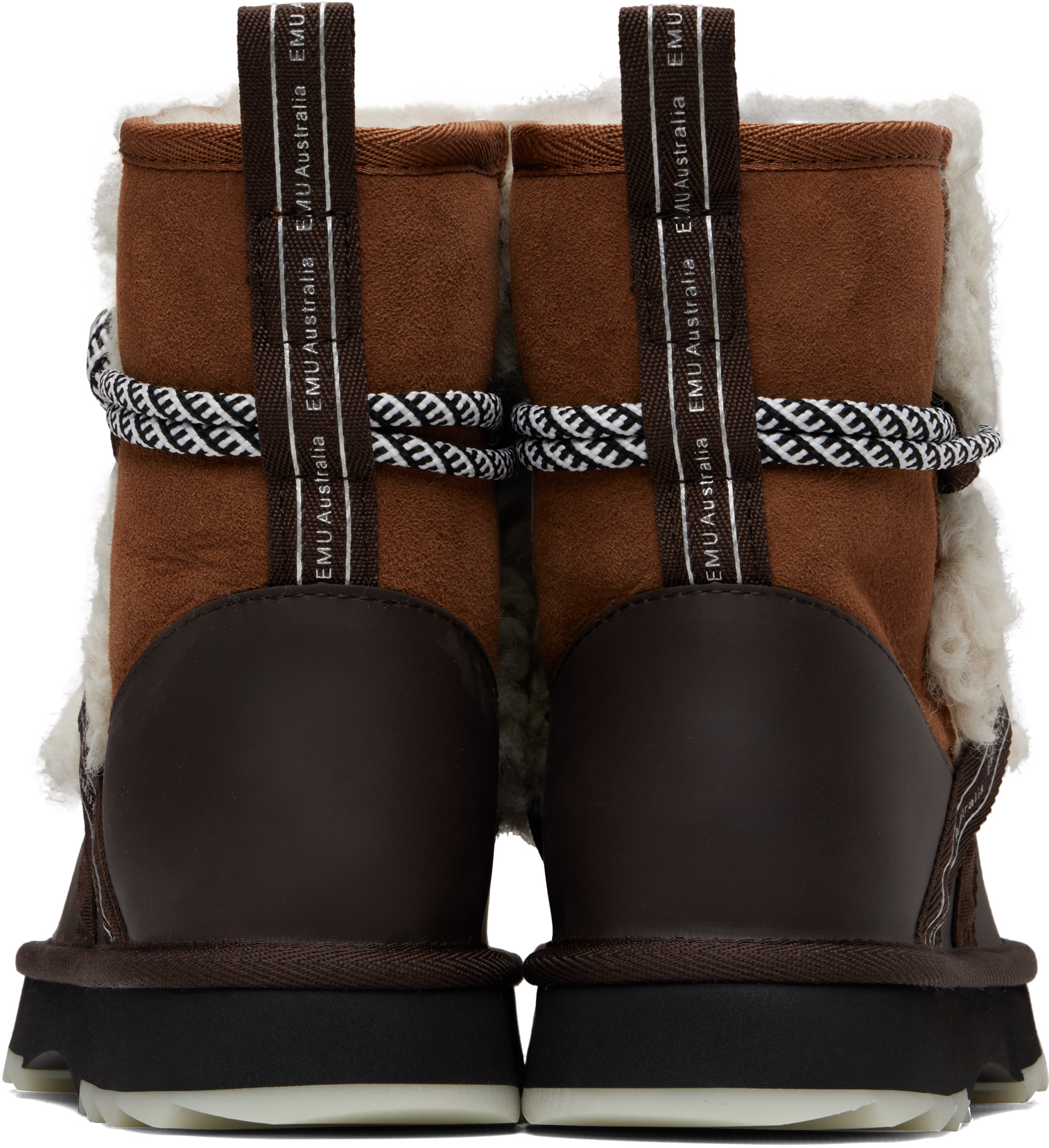 EMU Australia - Brown Blurred Teddy Boots