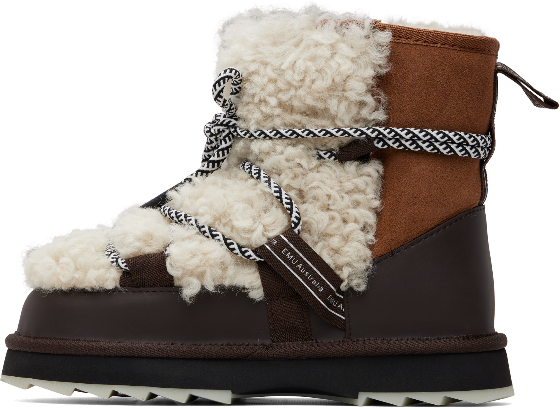 EMU Australia - Brown Blurred Teddy Boots