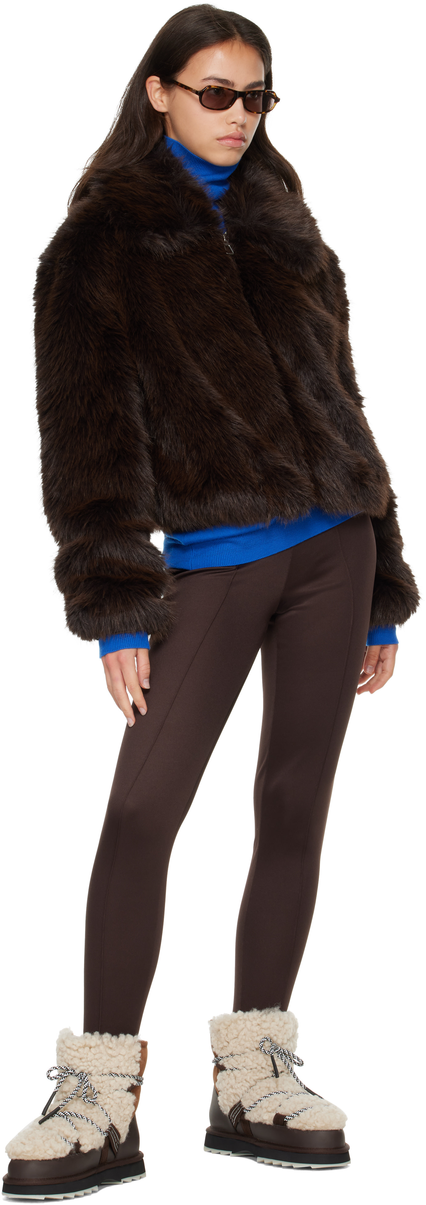 EMU Australia - Brown Blurred Teddy Boots