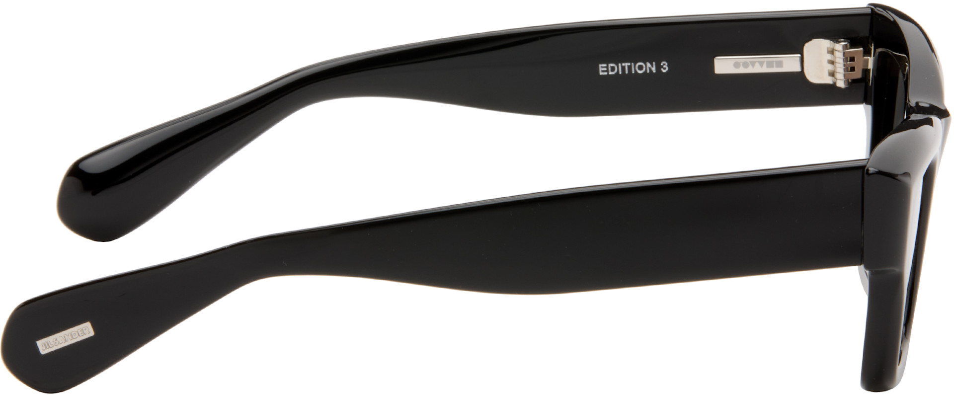 Jil Sander - Black Oliver Peoples Cat Eye 'Edition 3' Sunglasses