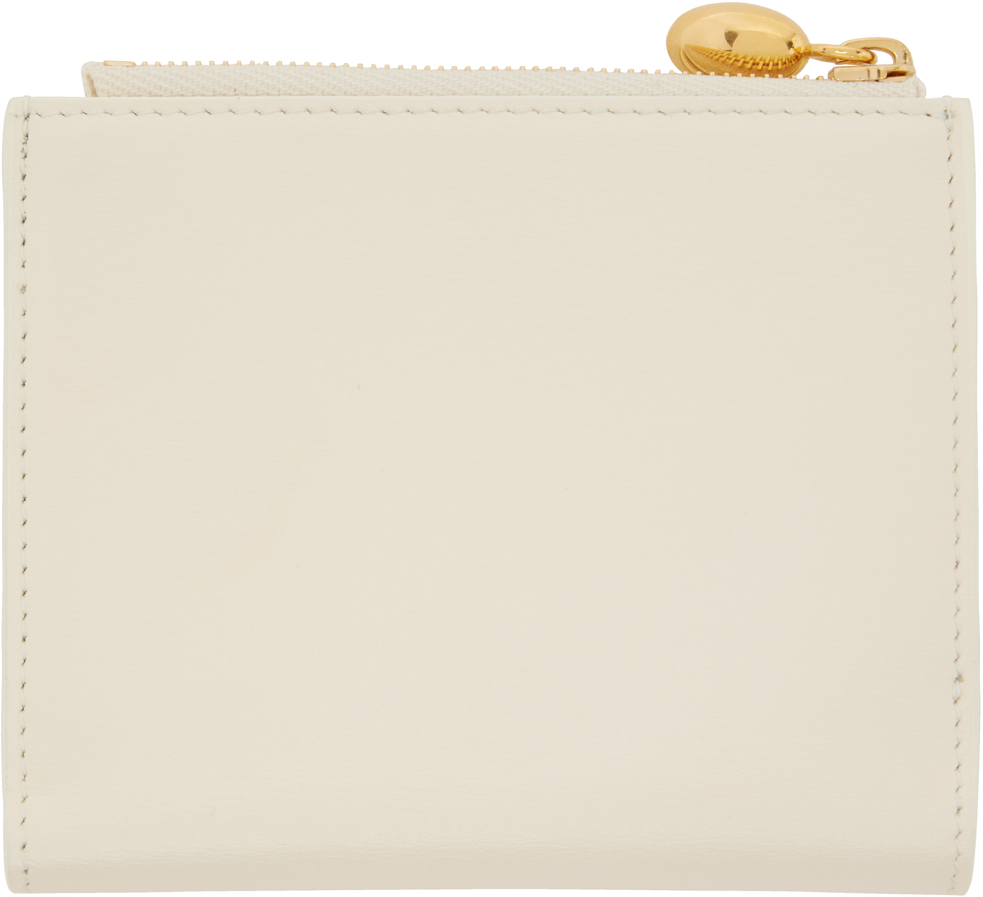 Jil Sander - Mini portefeuille Goji blanc cassé