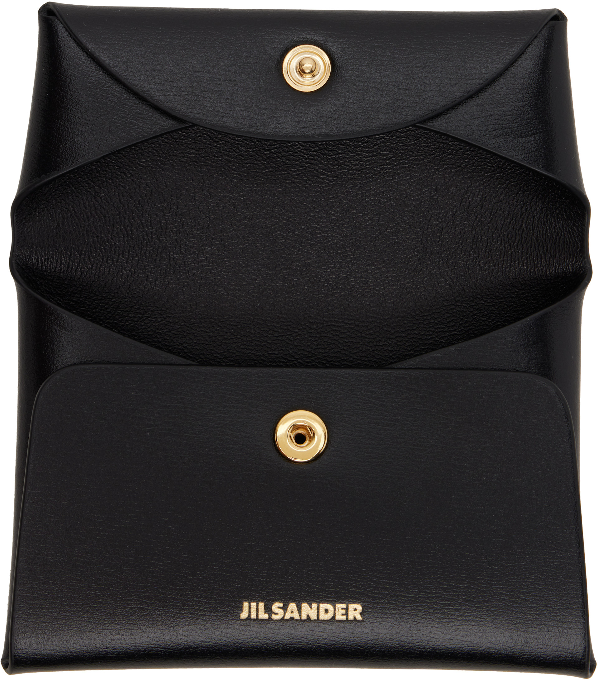 Jil Sander - Pochette à monnaie noire