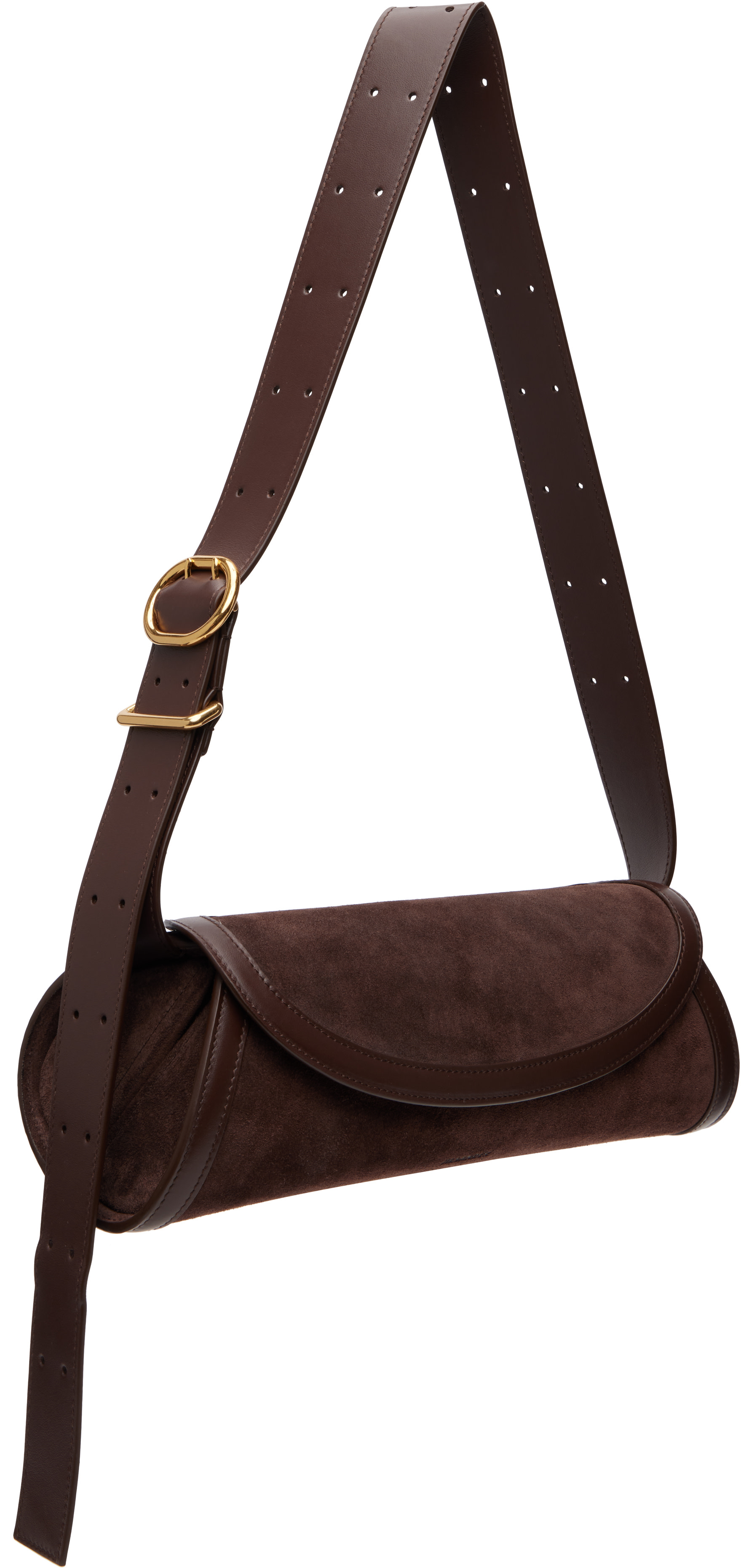 Jil Sander - Petit sac Cannolo brun
