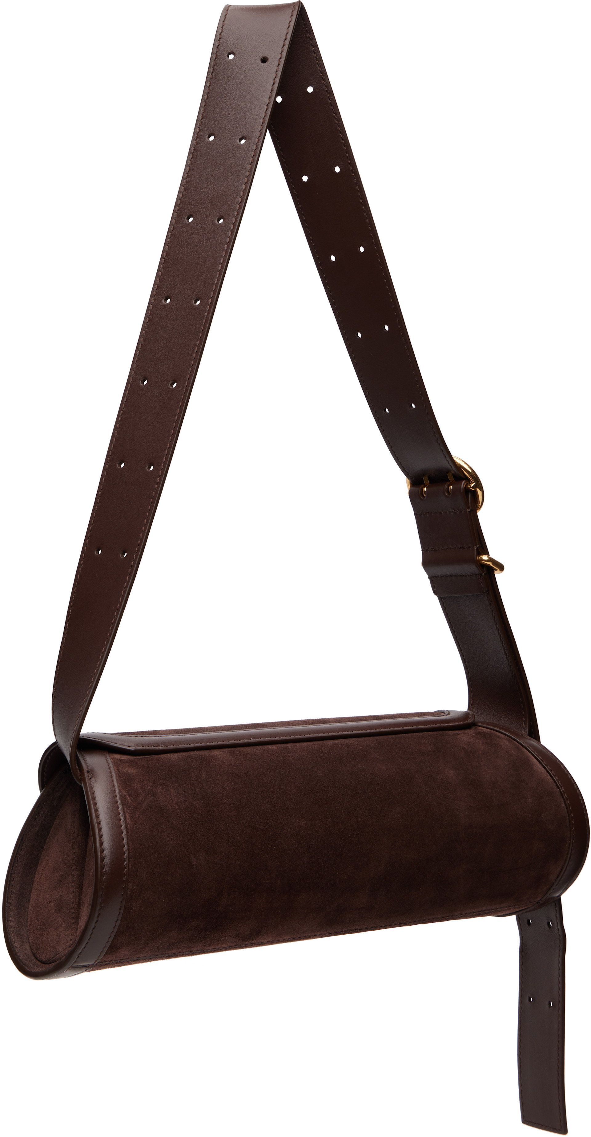 Jil Sander - Petit sac Cannolo brun