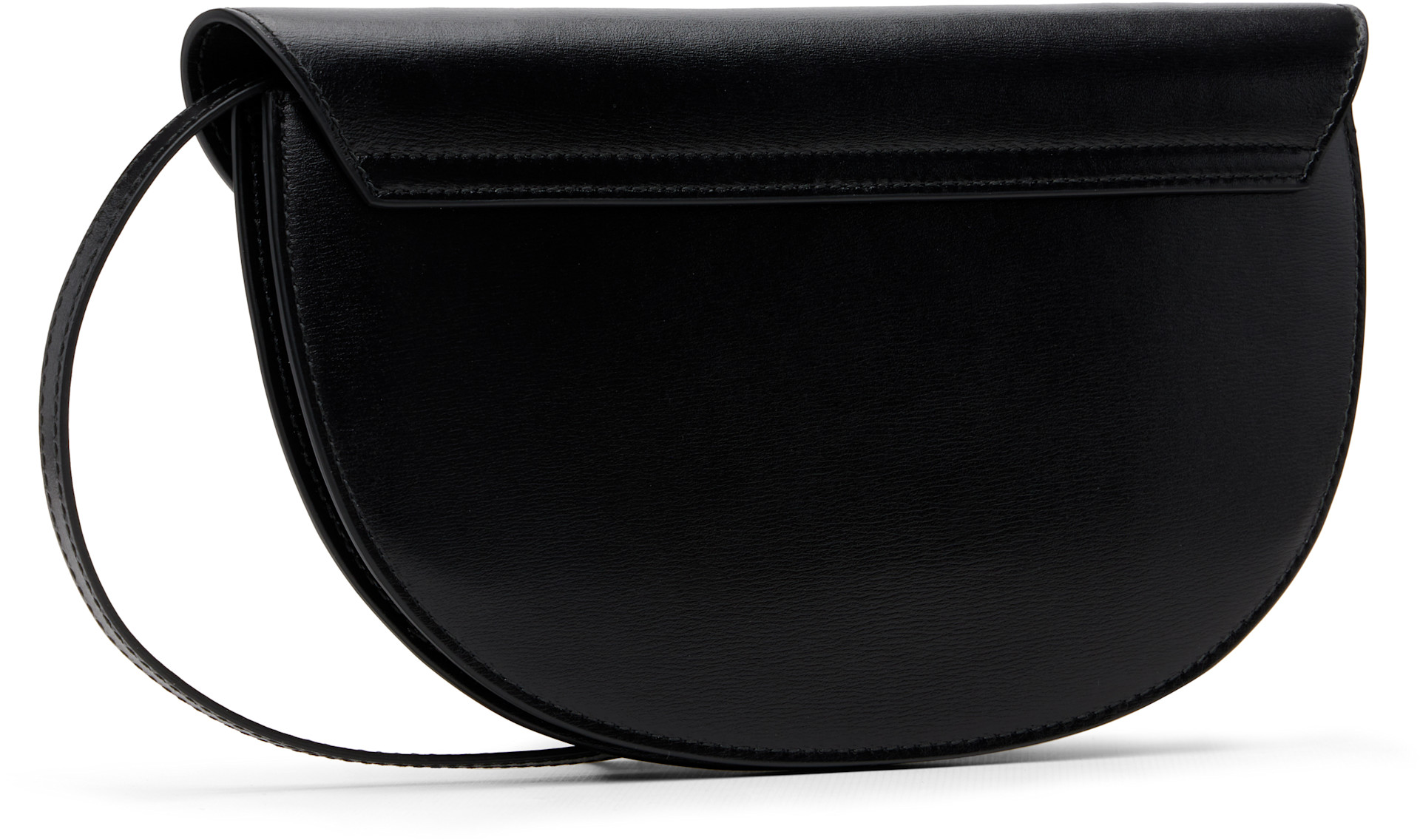 Jil Sander: Black Curve Wallet Bag | SSENSE