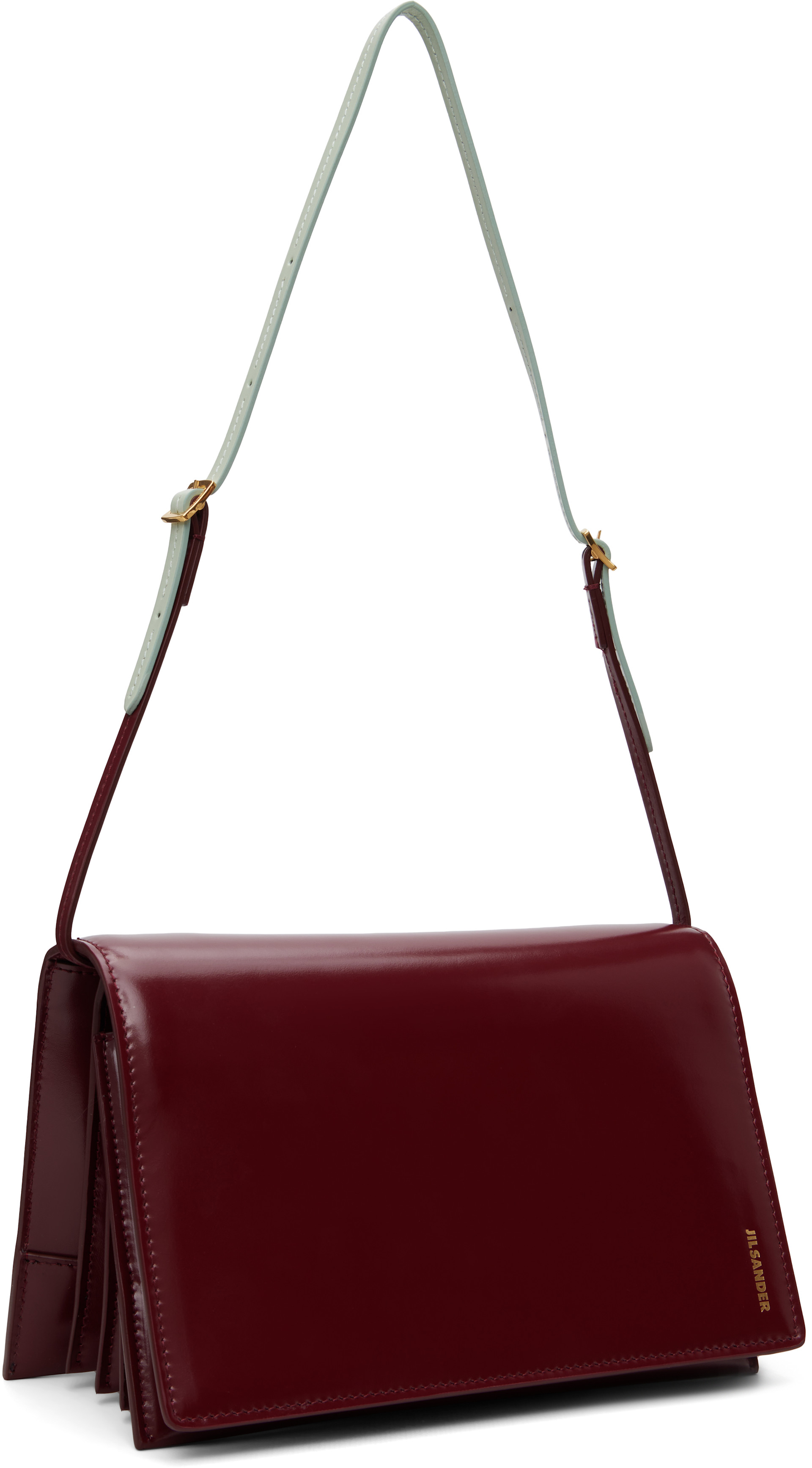 Jil Sander - Petit sac File bourgogne