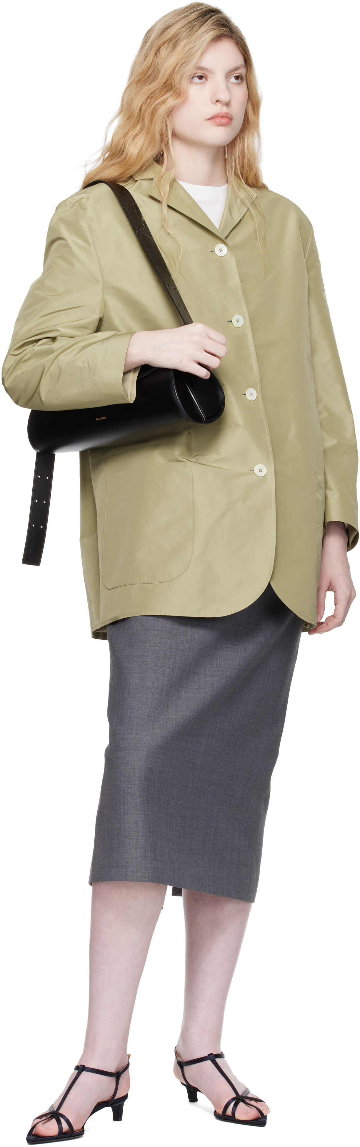 Jil Sander: Black Cannolo Small Bag | SSENSE