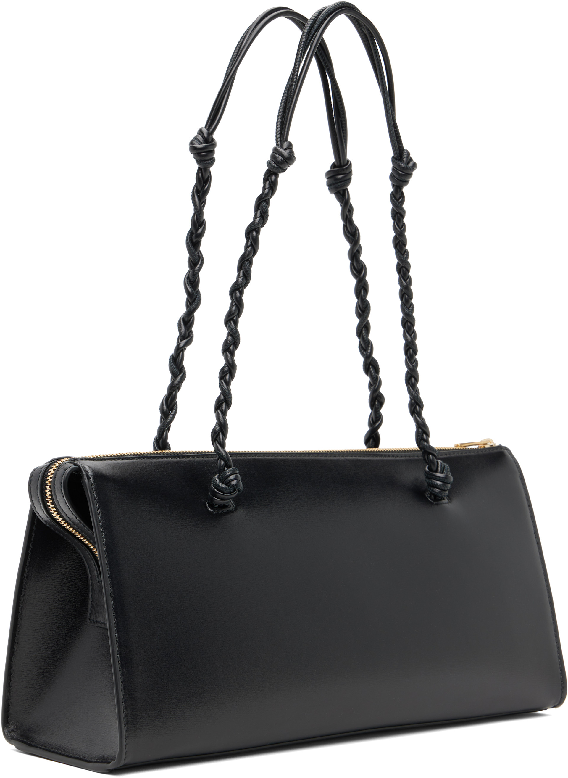 Jil Sander: Black Tangle Tent Bag | SSENSE