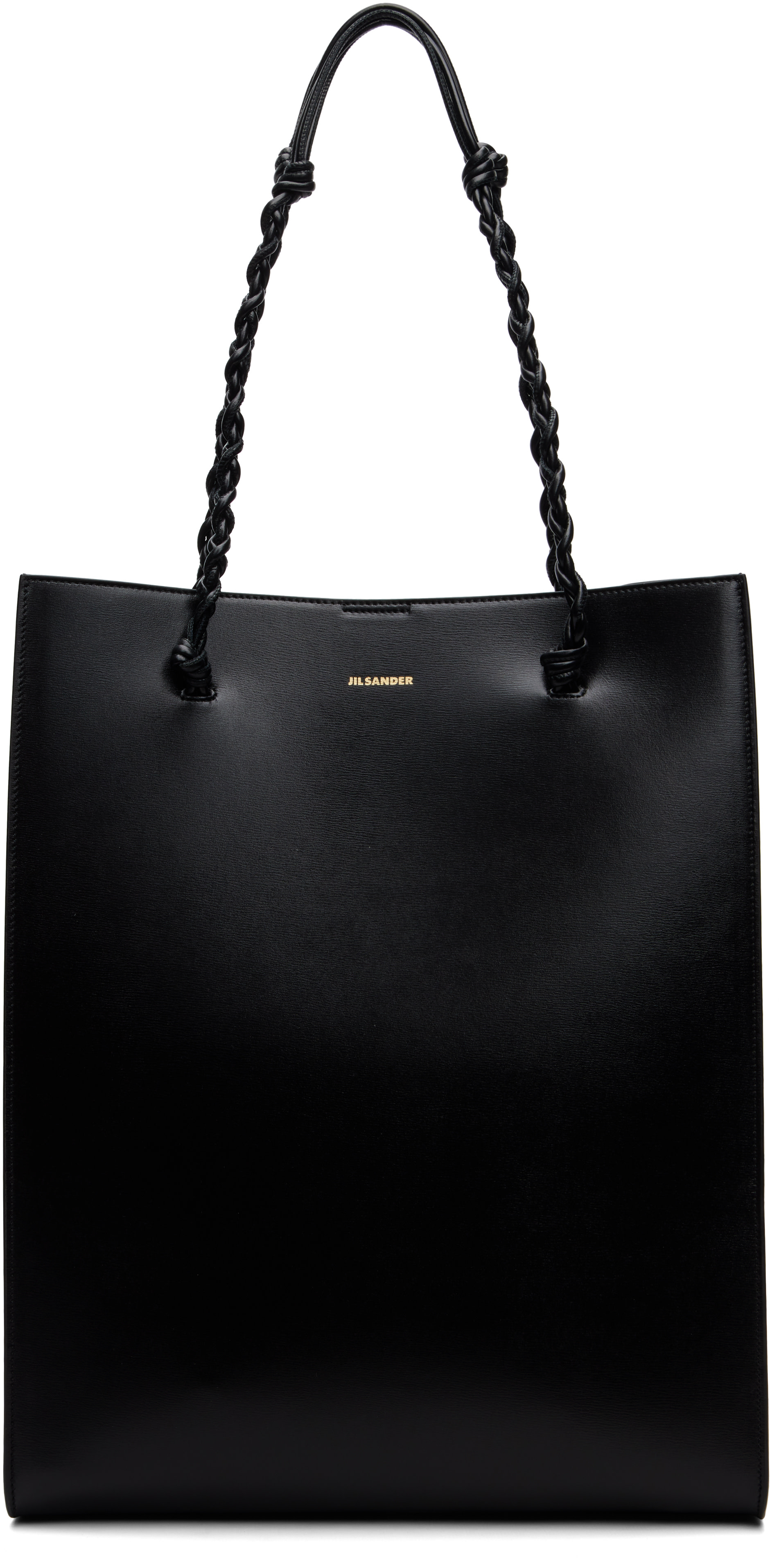 Jil Sander - Cabas noir à anses nouées