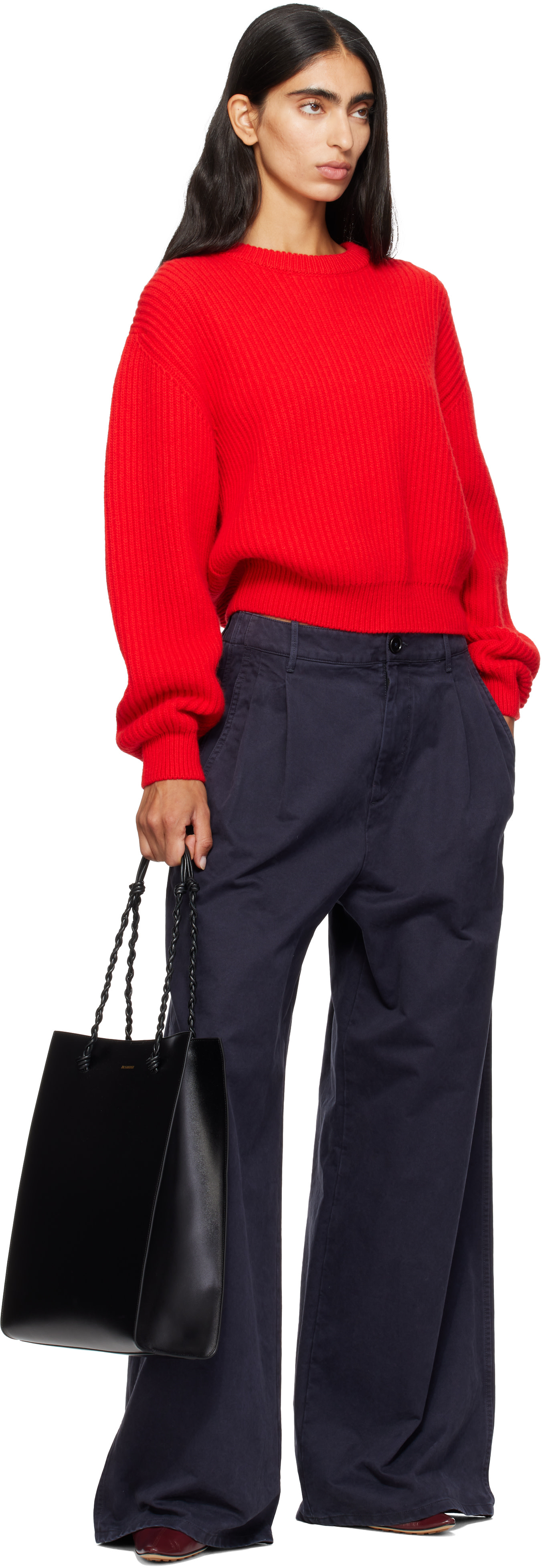 Jil Sander - Black Tangle Tote