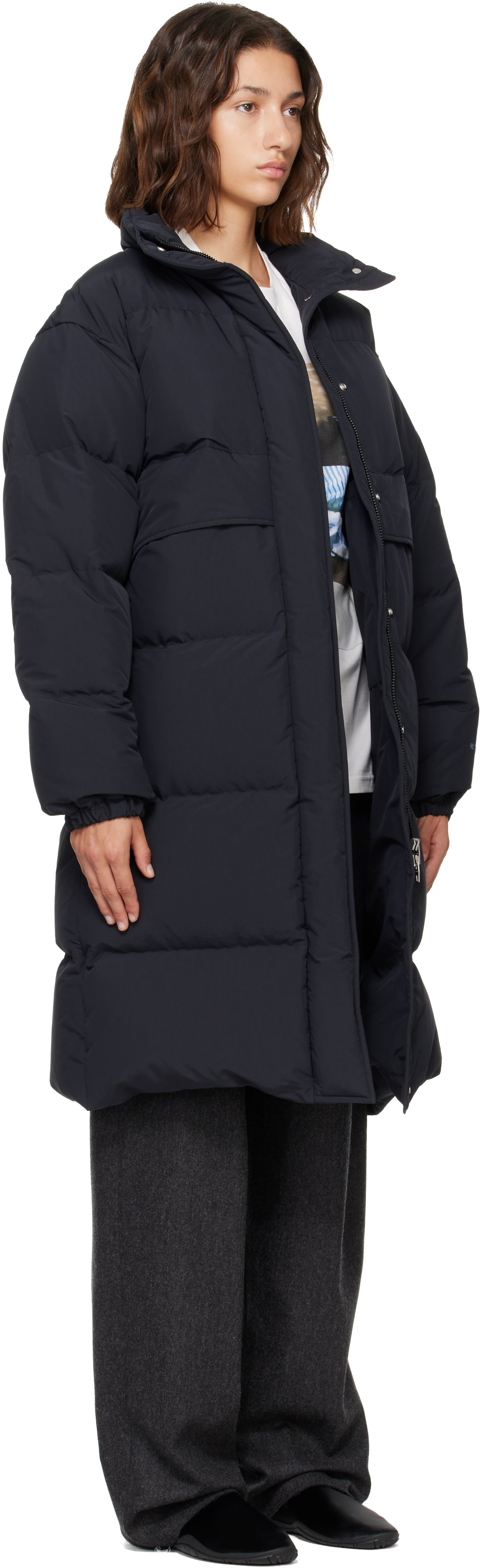 Jil Sander - Black Logo Oversized Down Parka