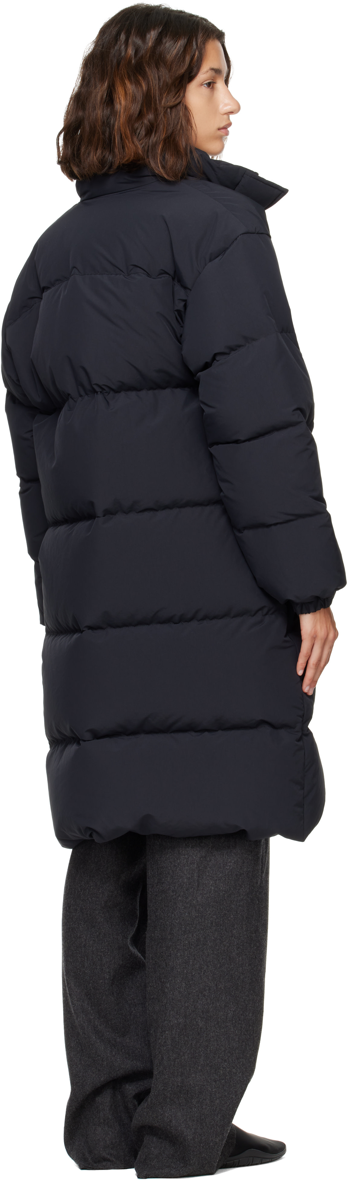 Jil Sander - Black Logo Oversized Down Parka