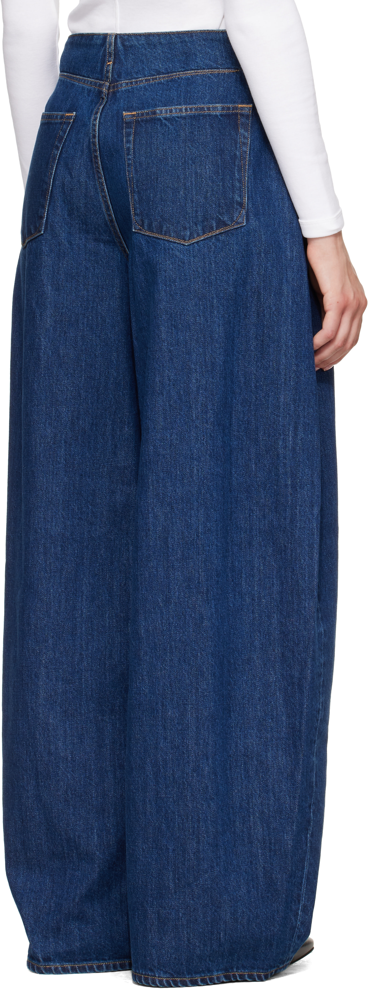 Jil Sander - Jean léger décontracté bleu marine