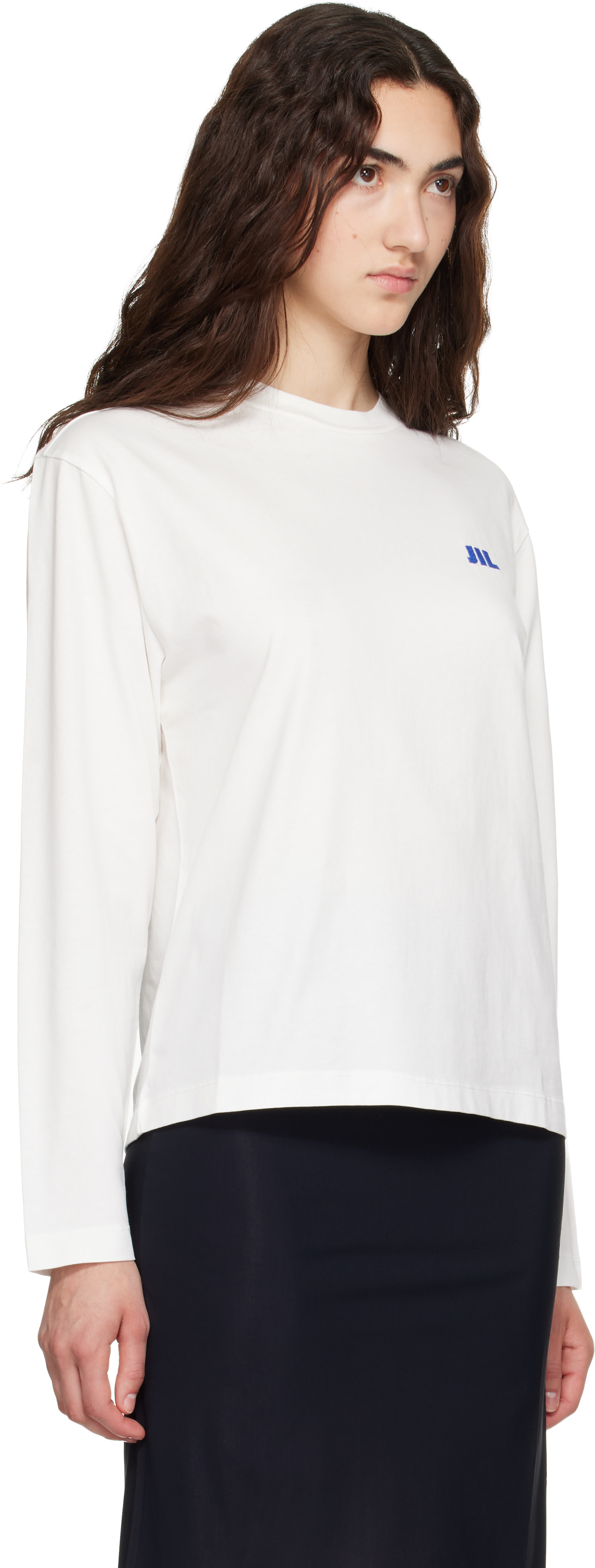 Jil Sander: White Cotton Crew-Neck T-shirt | SSENSE