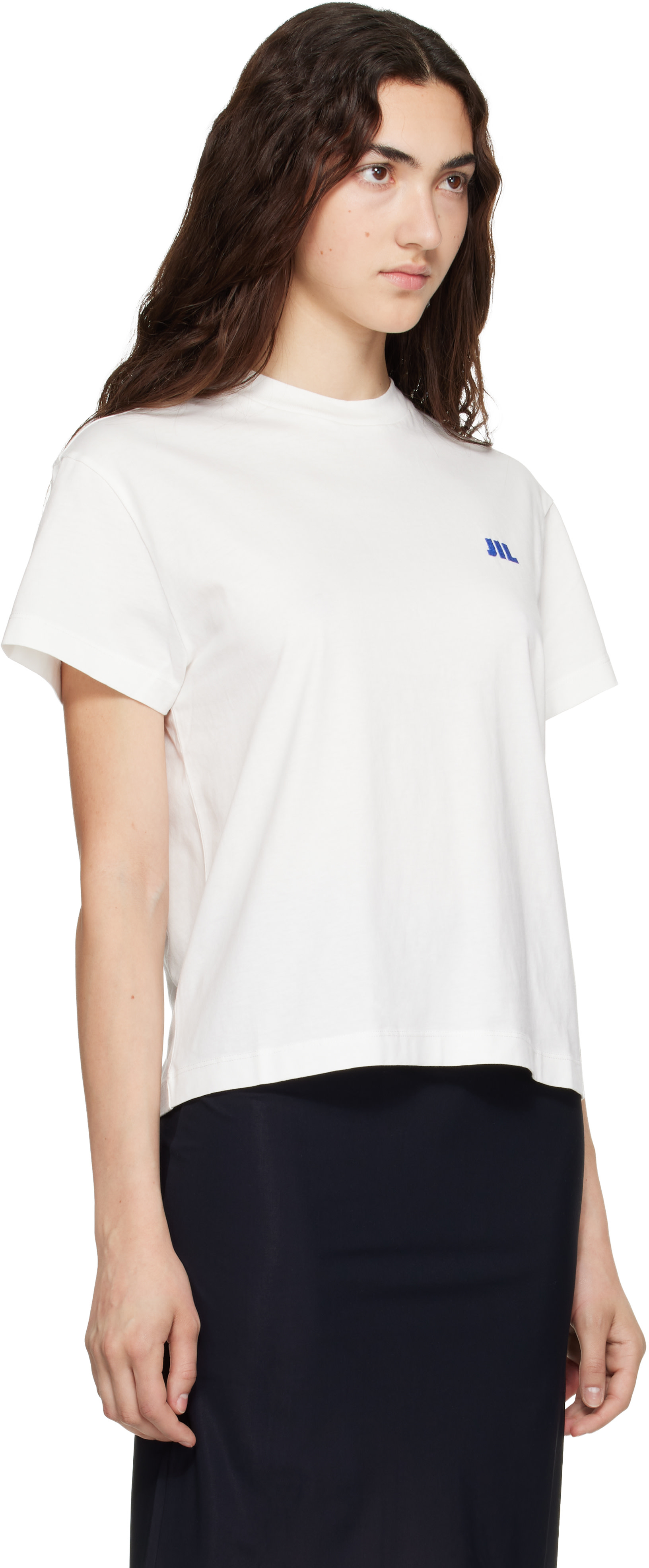 Jil Sander: White Cotton Crew-Neck T-shirt | SSENSE