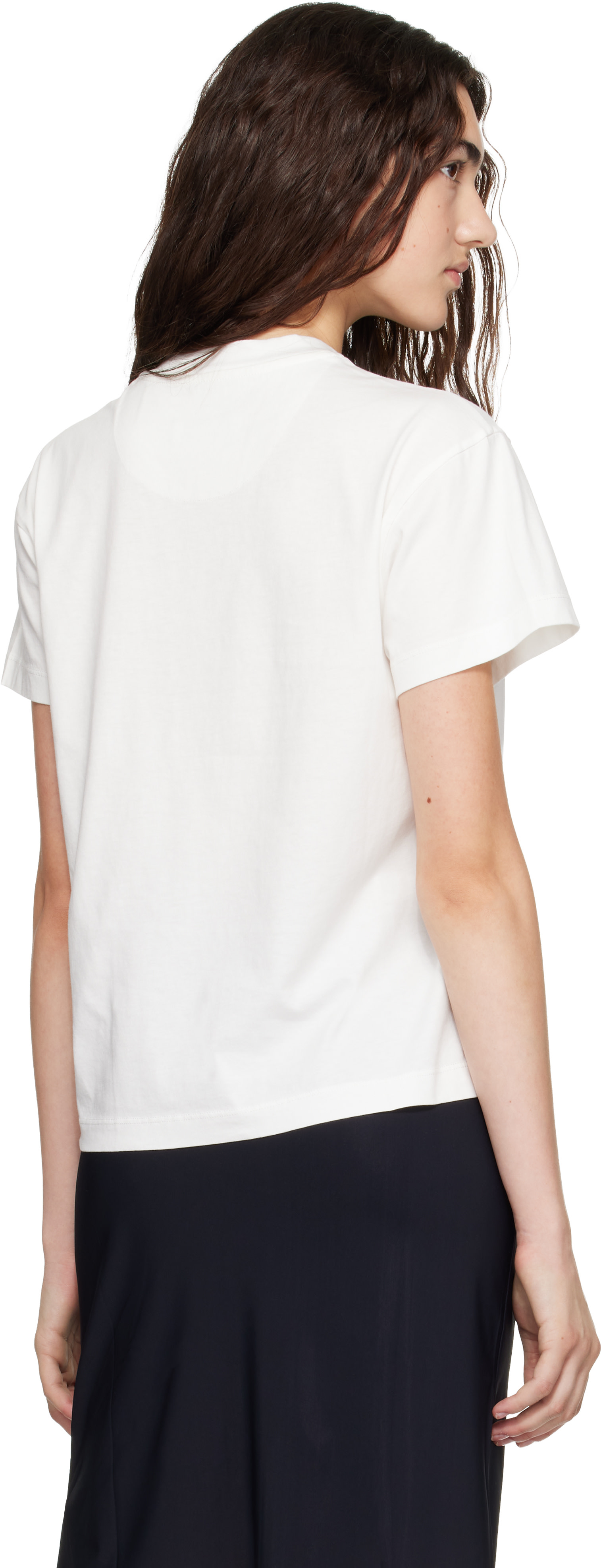 Jil Sander: White Cotton Crew-Neck T-shirt | SSENSE