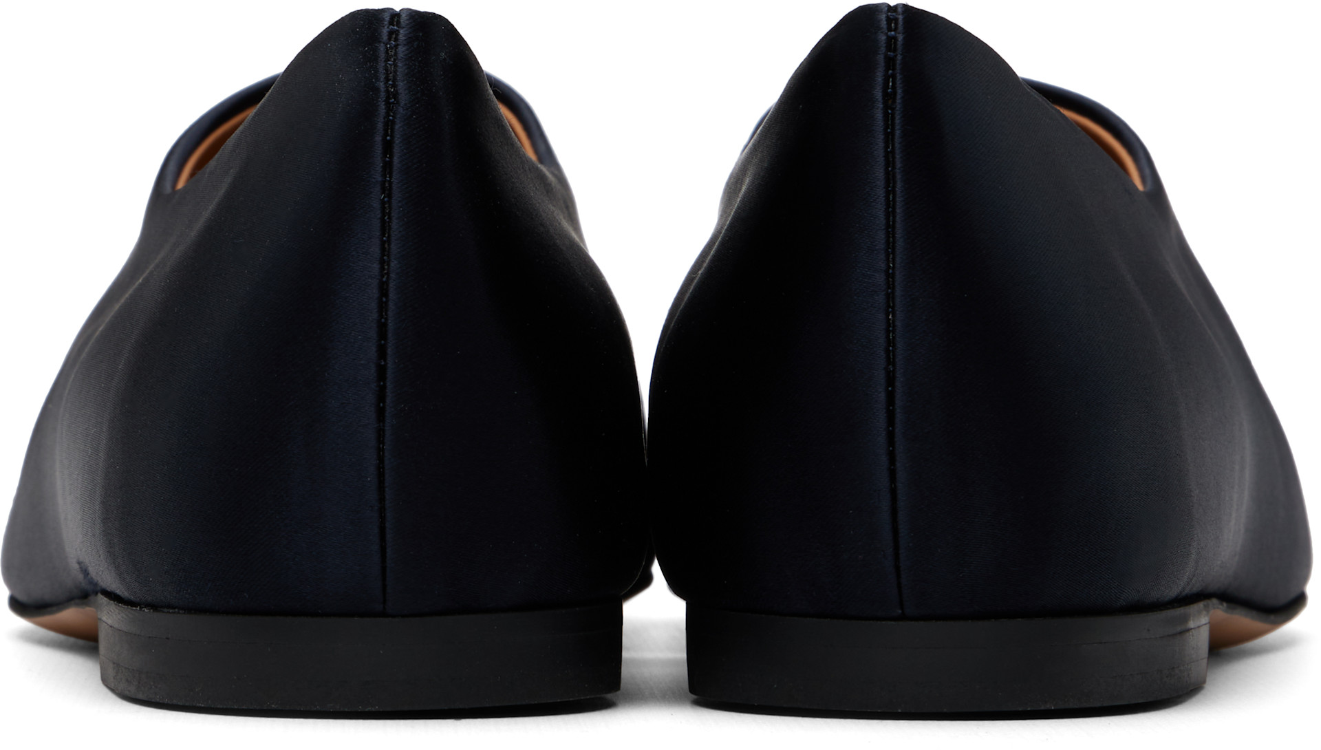 Jil Sander: Navy Prince Ballerina Flats | SSENSE