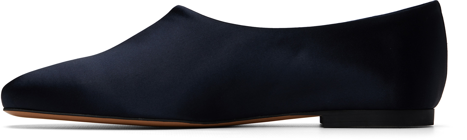 Jil Sander: Navy Prince Ballerina Flats | SSENSE