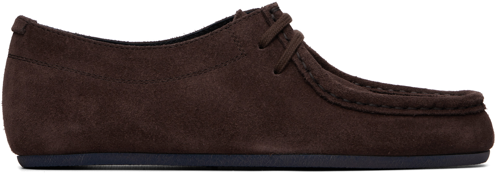 Jil Sander - Derbys Hood bruns à laçage