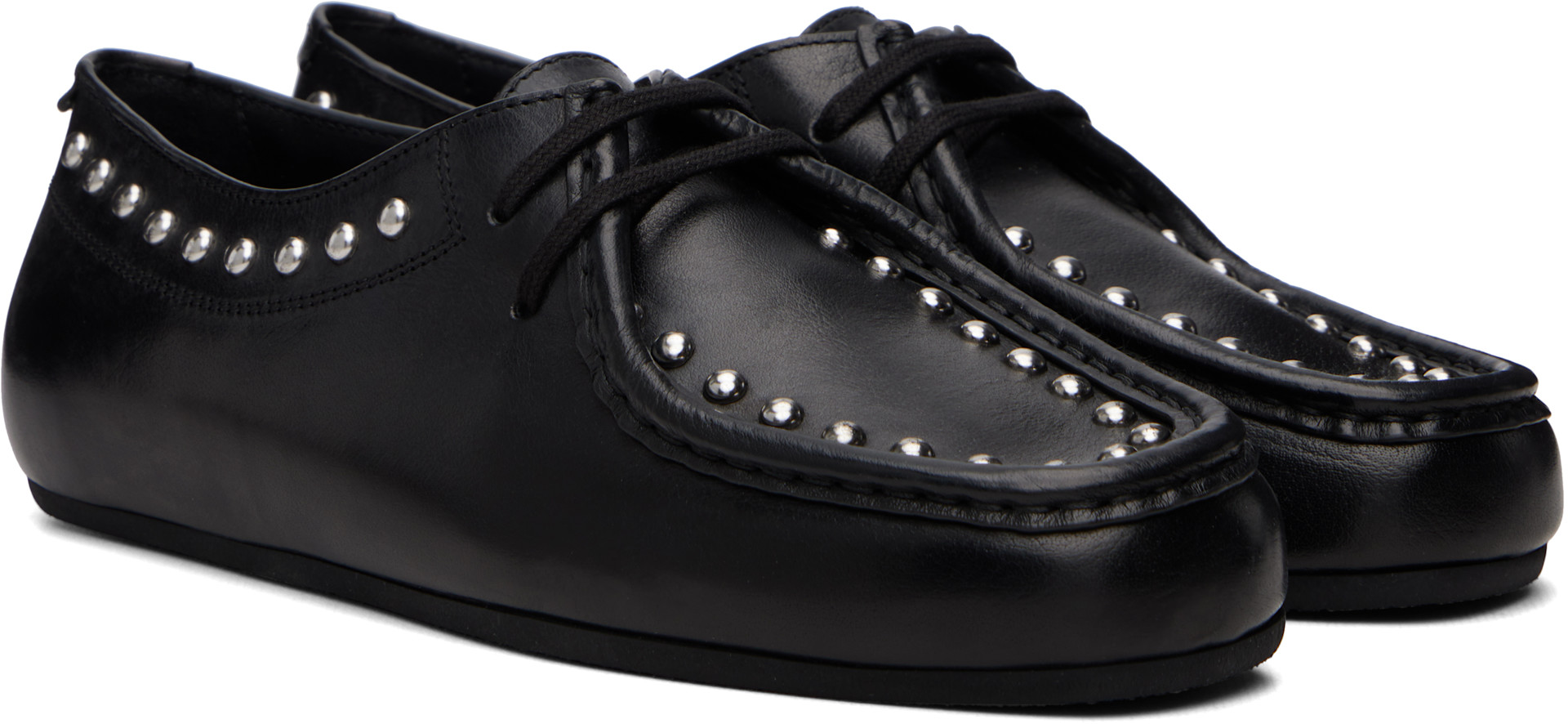 Jil Sander - Derbys noirs à laçage