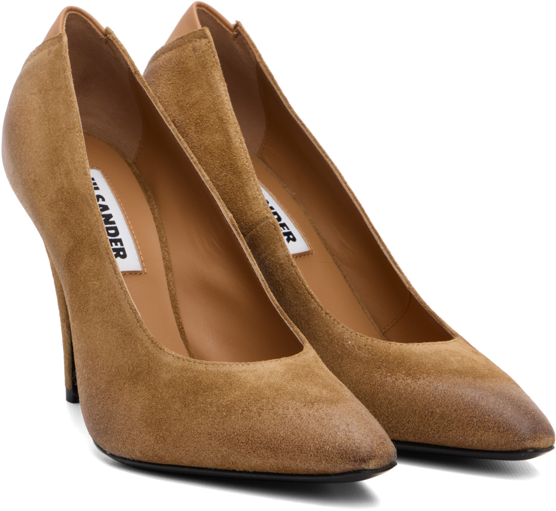 Jil Sander - Tan Suede Pump Heels