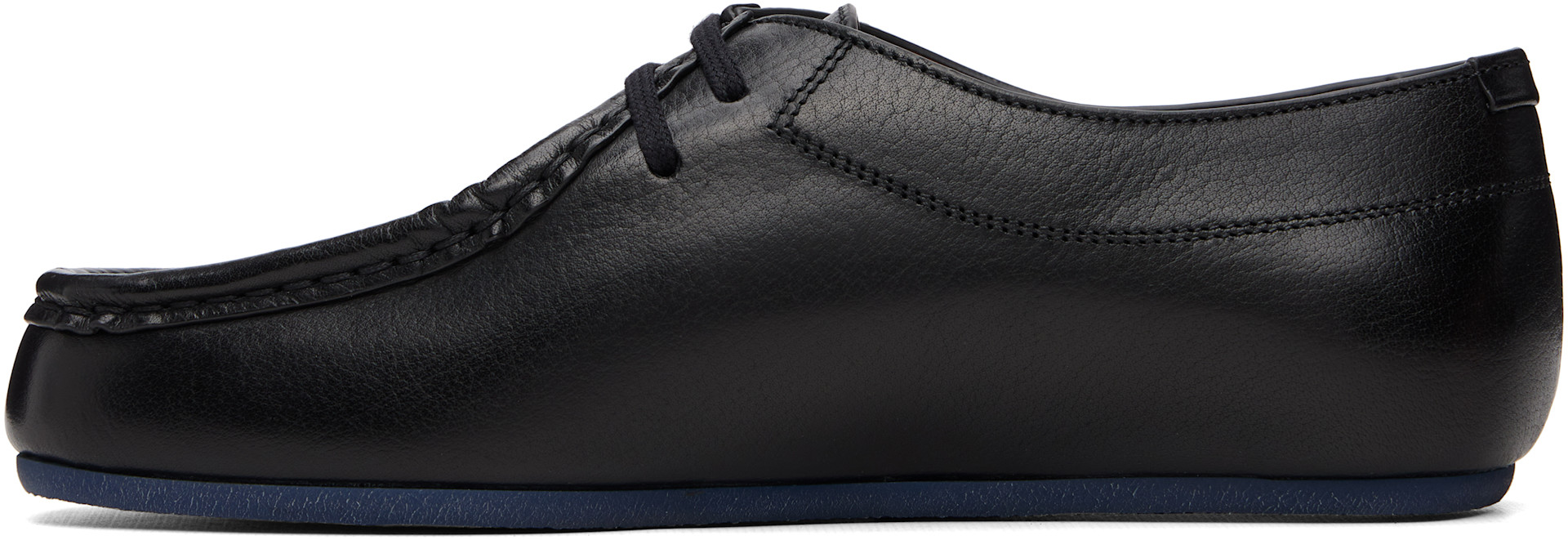 Jil Sander - Derbys noir et bleu à laçage