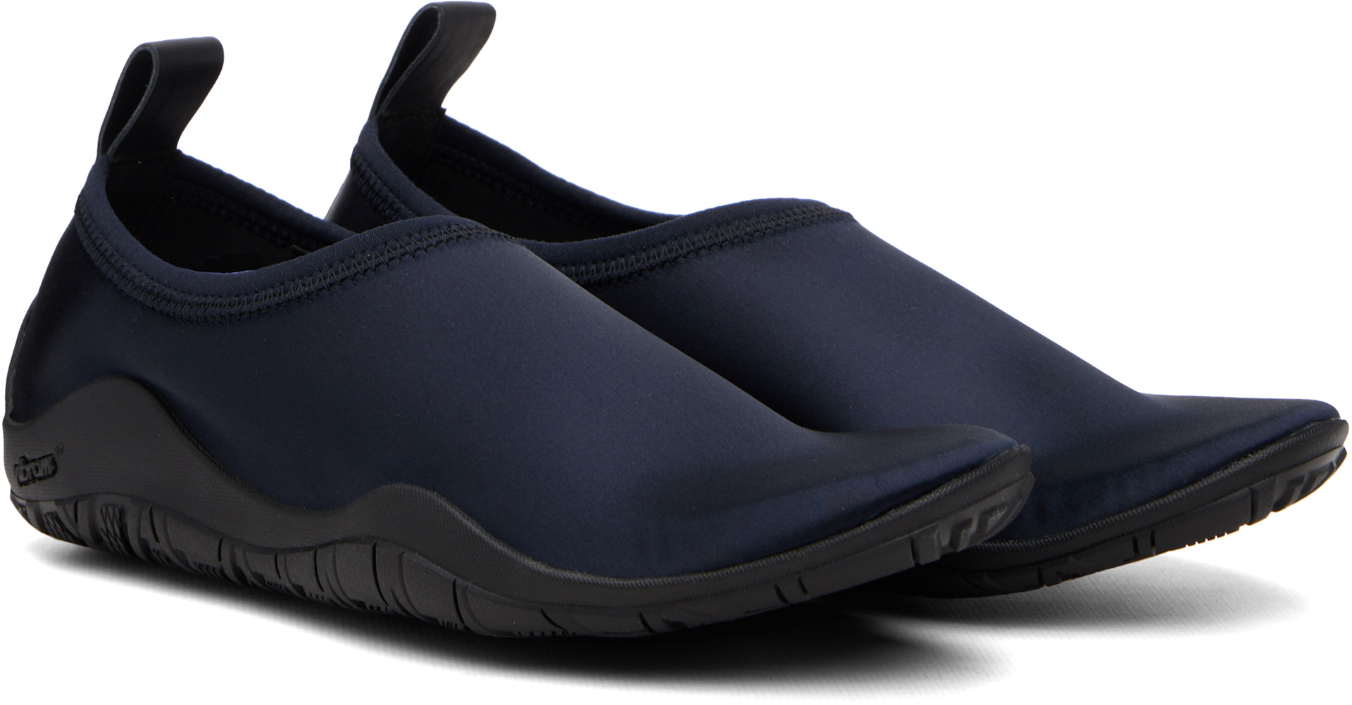 JIL SANDER NAVY黒 パンプス Jil Sander: Navy Elbe Slip On Loafers | SSENSE