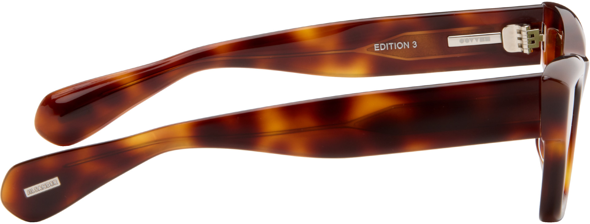 Jil Sander - Brown Oliver Peoples 'Edition 3' Cat Eye Sunglasses