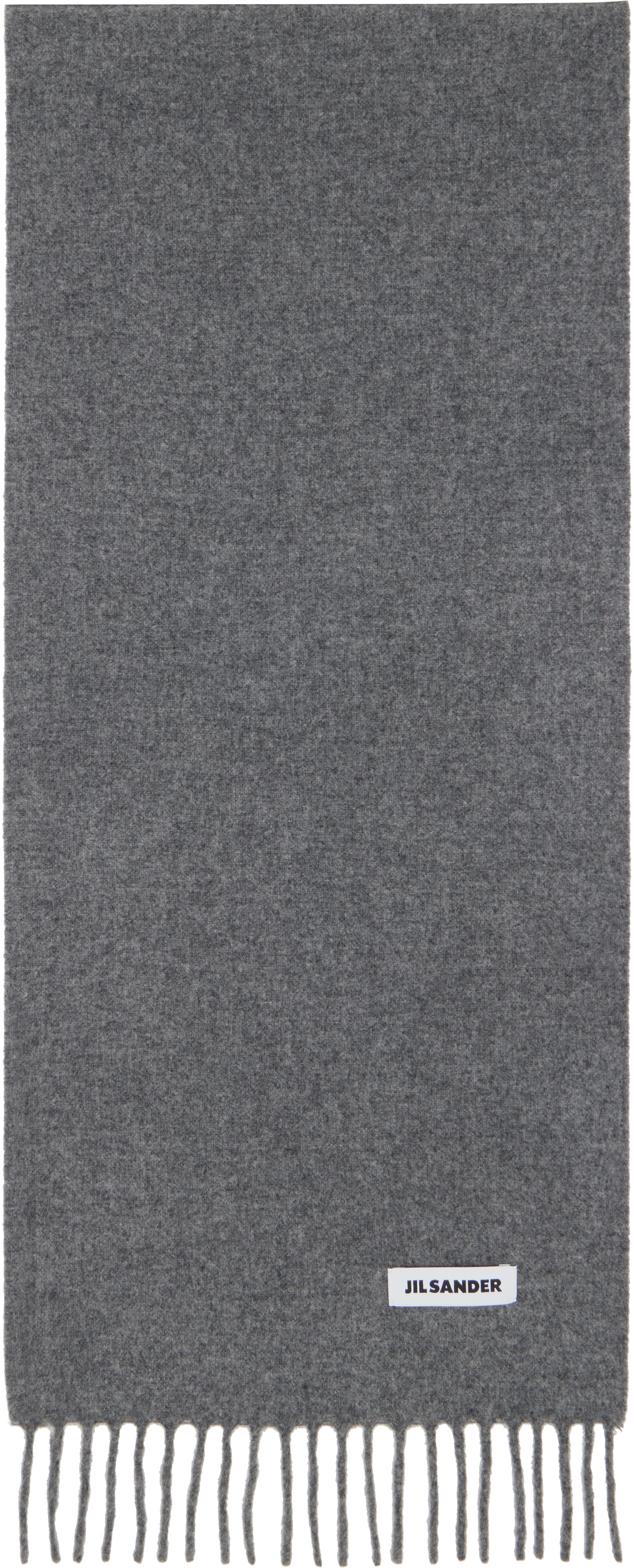 Jil Sander - Gray Slim Wool Scarf
