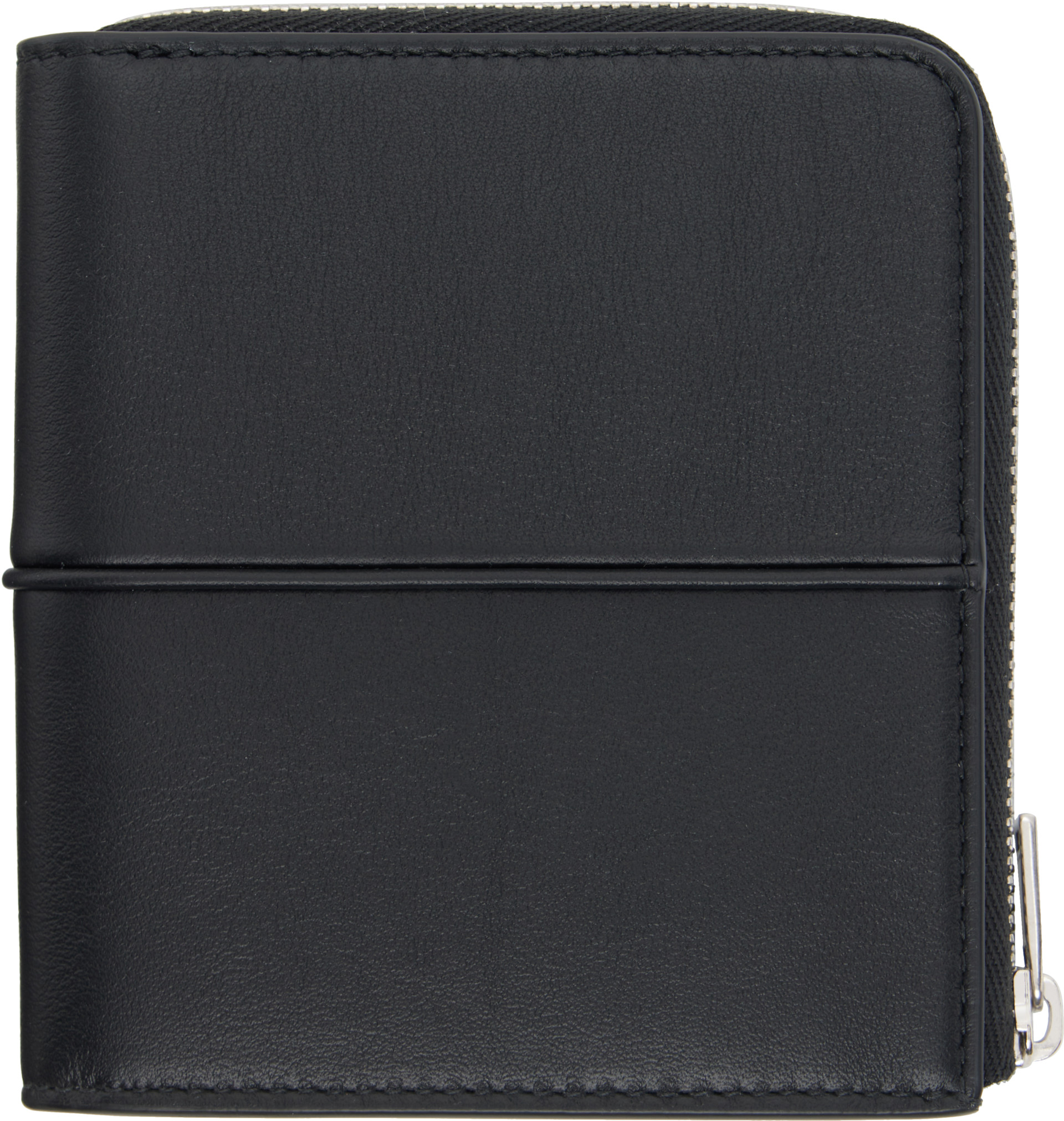 Jil Sander: Black Linea Card Holder | SSENSE