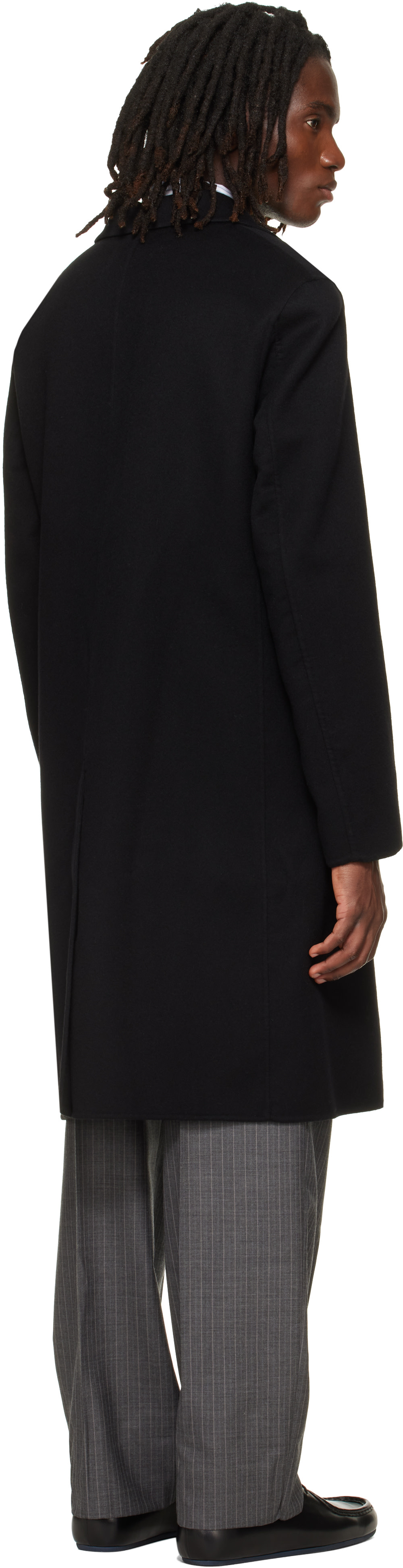 Jil Sander - Black Melton Coat
