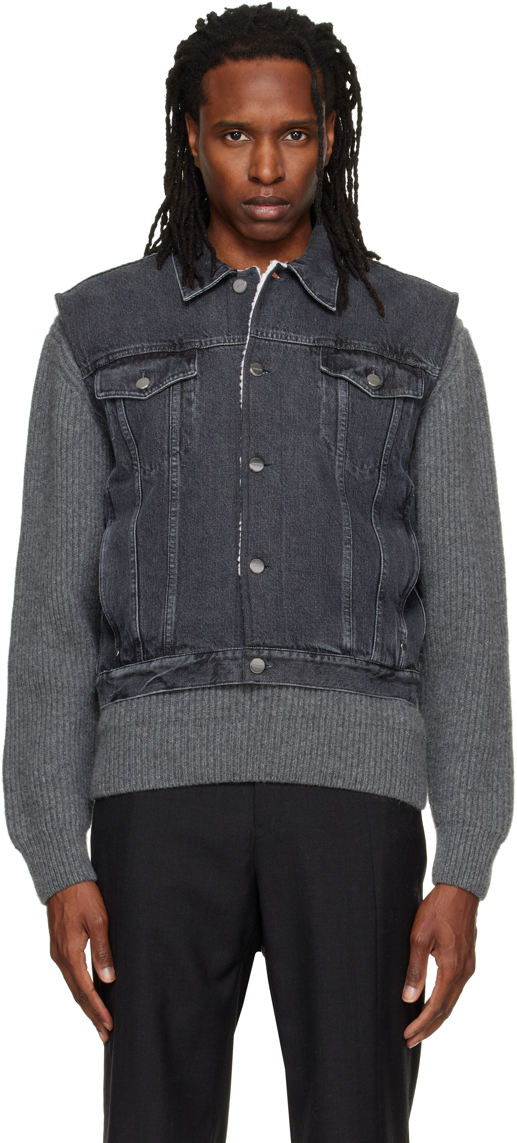 Jil Sander - Gray Lightweight Denim Vest
