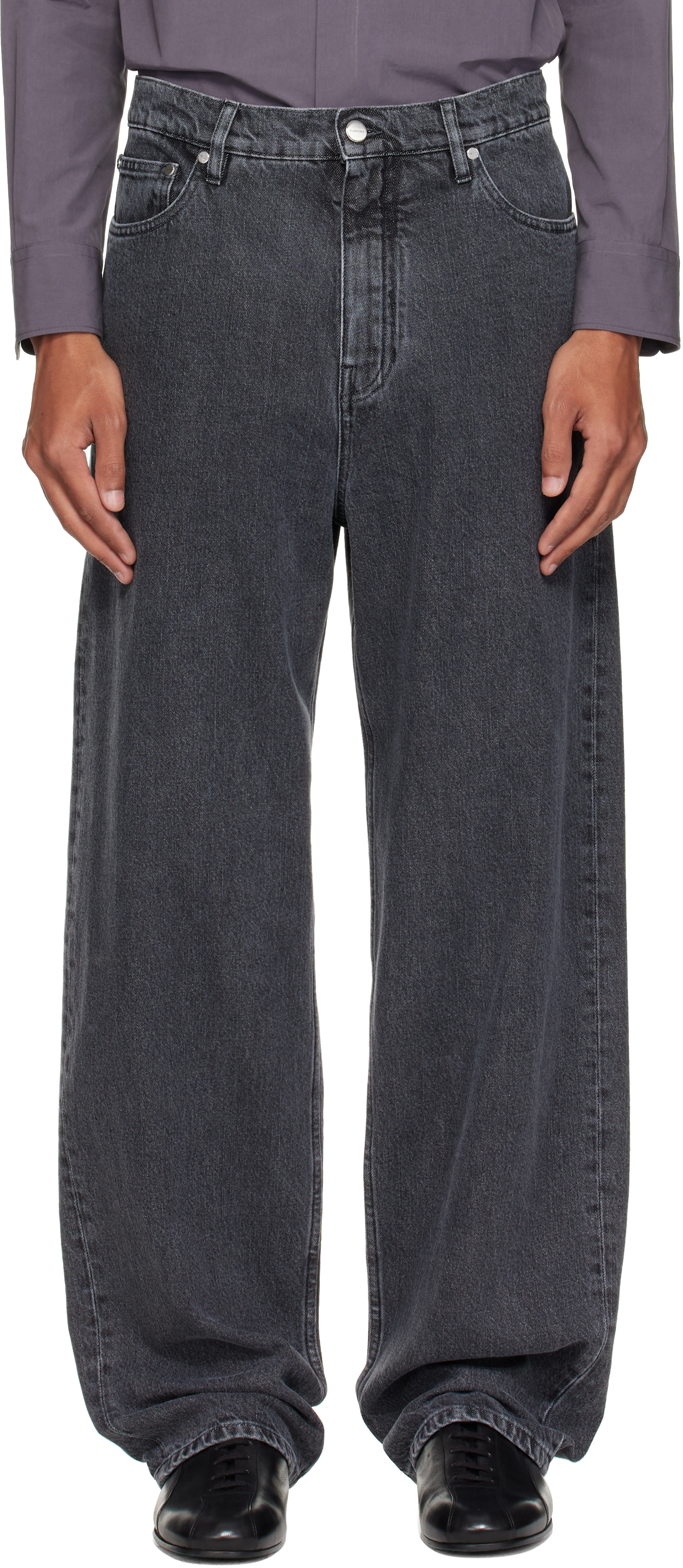 Jil Sander - Jean décontracté gris en denim léger