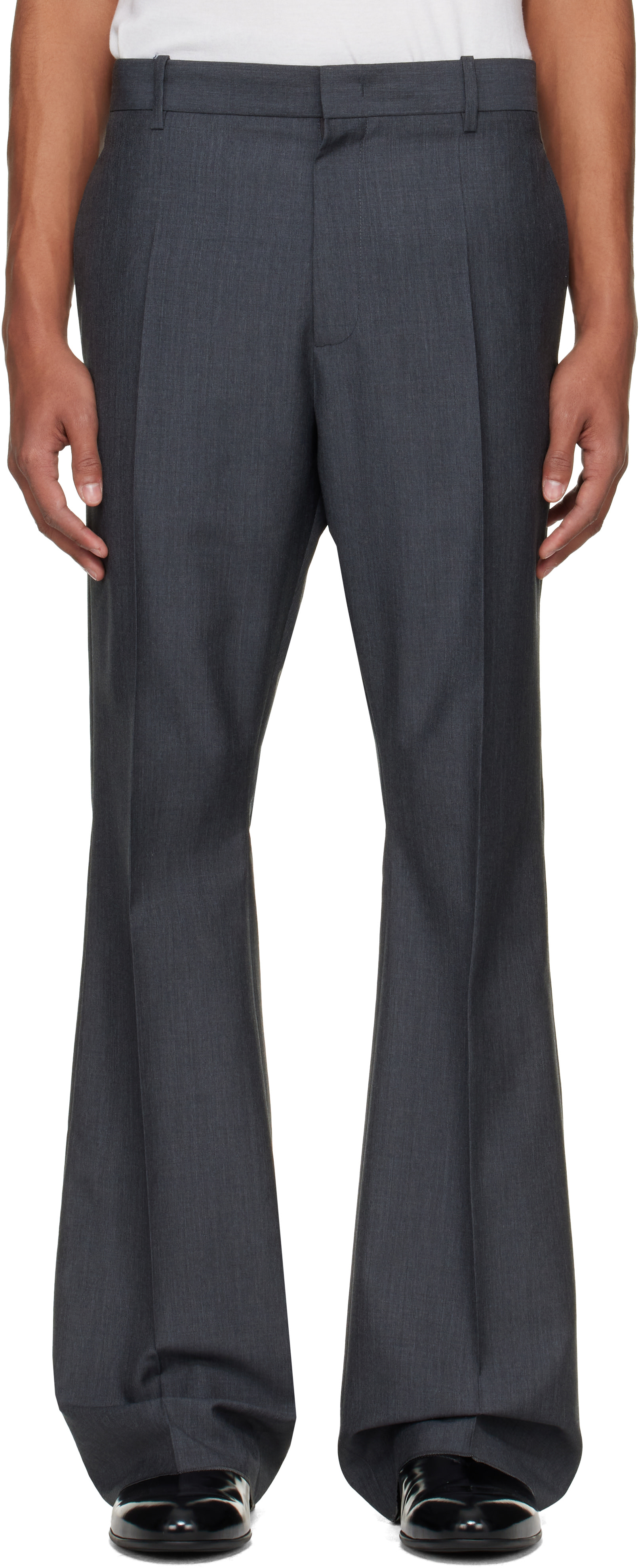 Jil Sander - Gray Wool Mohair Trousers