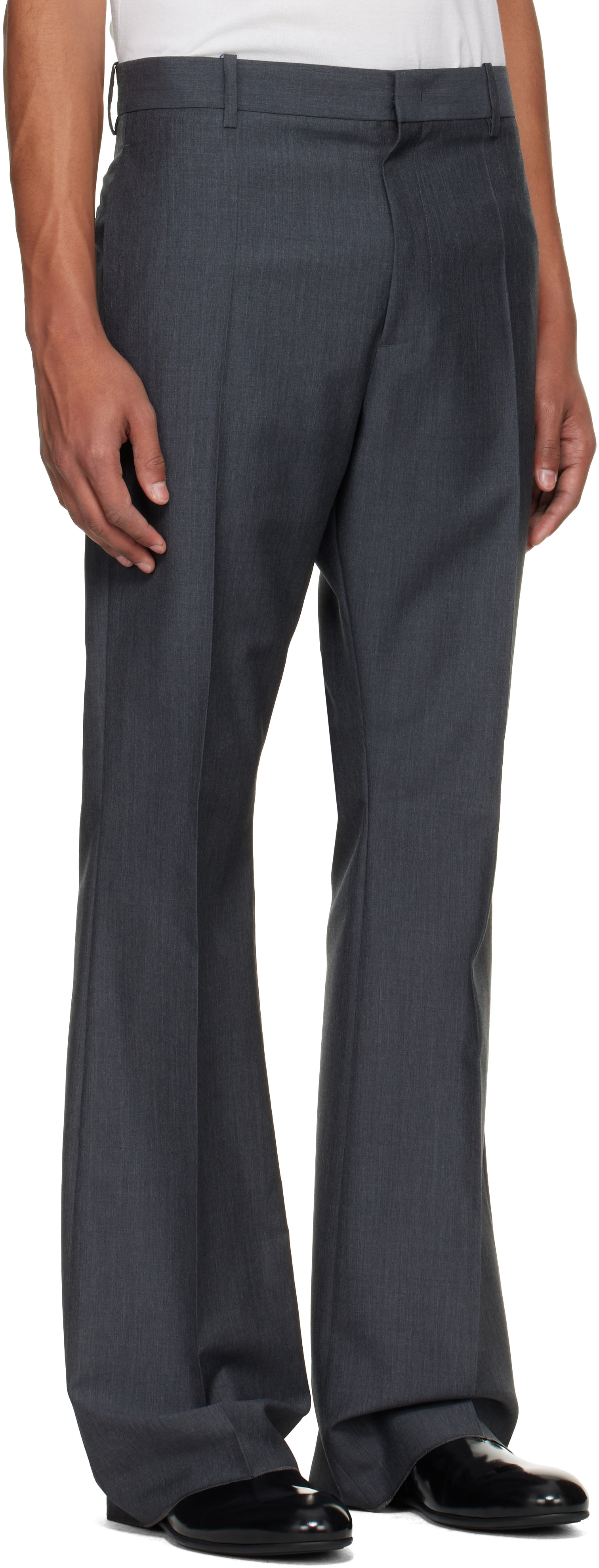 Jil Sander - Gray Wool Mohair Trousers