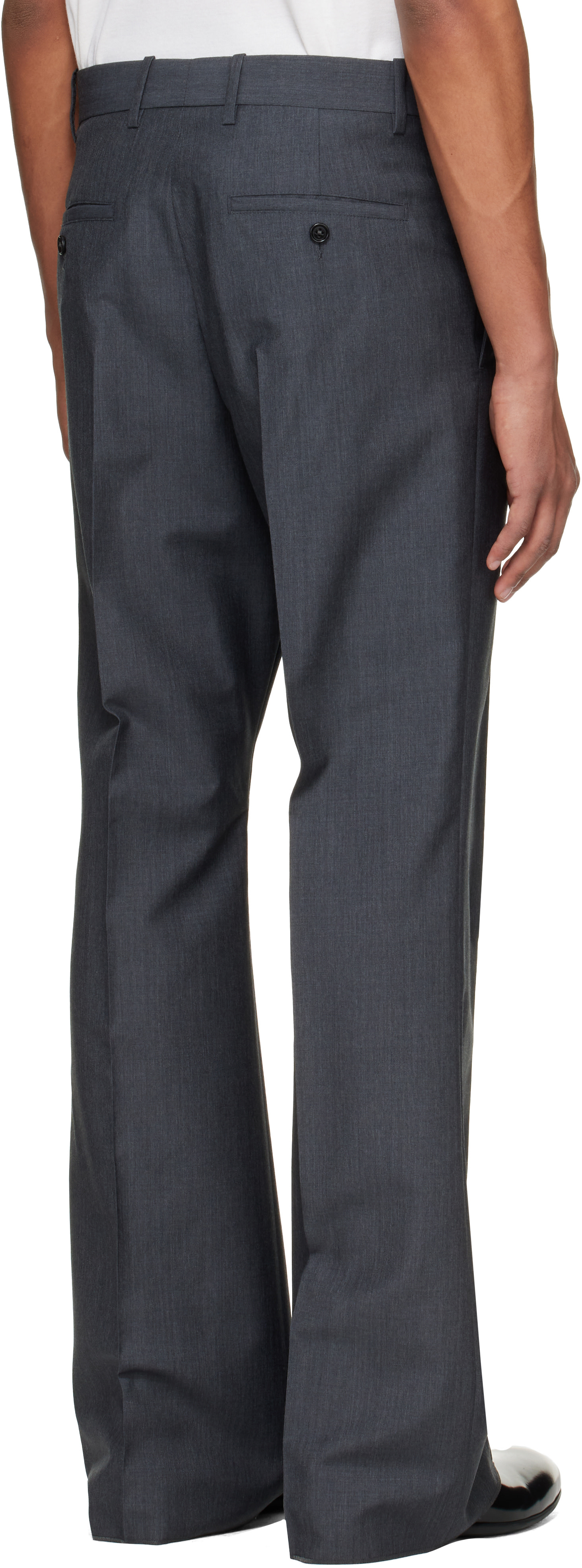 Jil Sander - Gray Wool Mohair Trousers