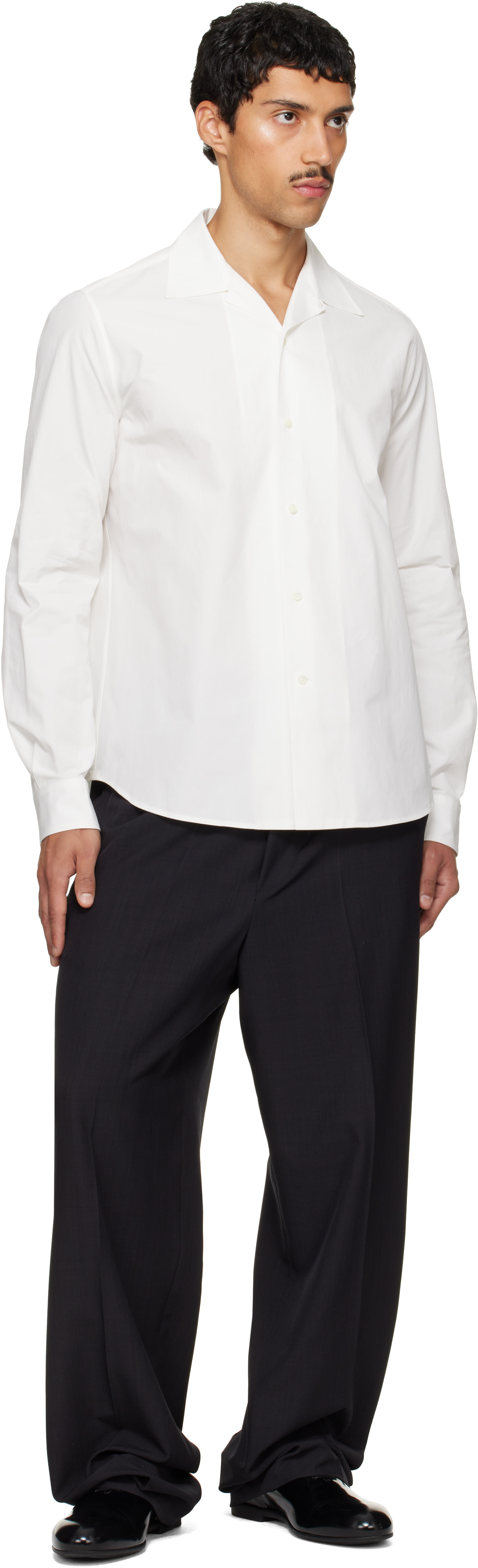 Jil Sander - Off-White Camp Collar Shirt