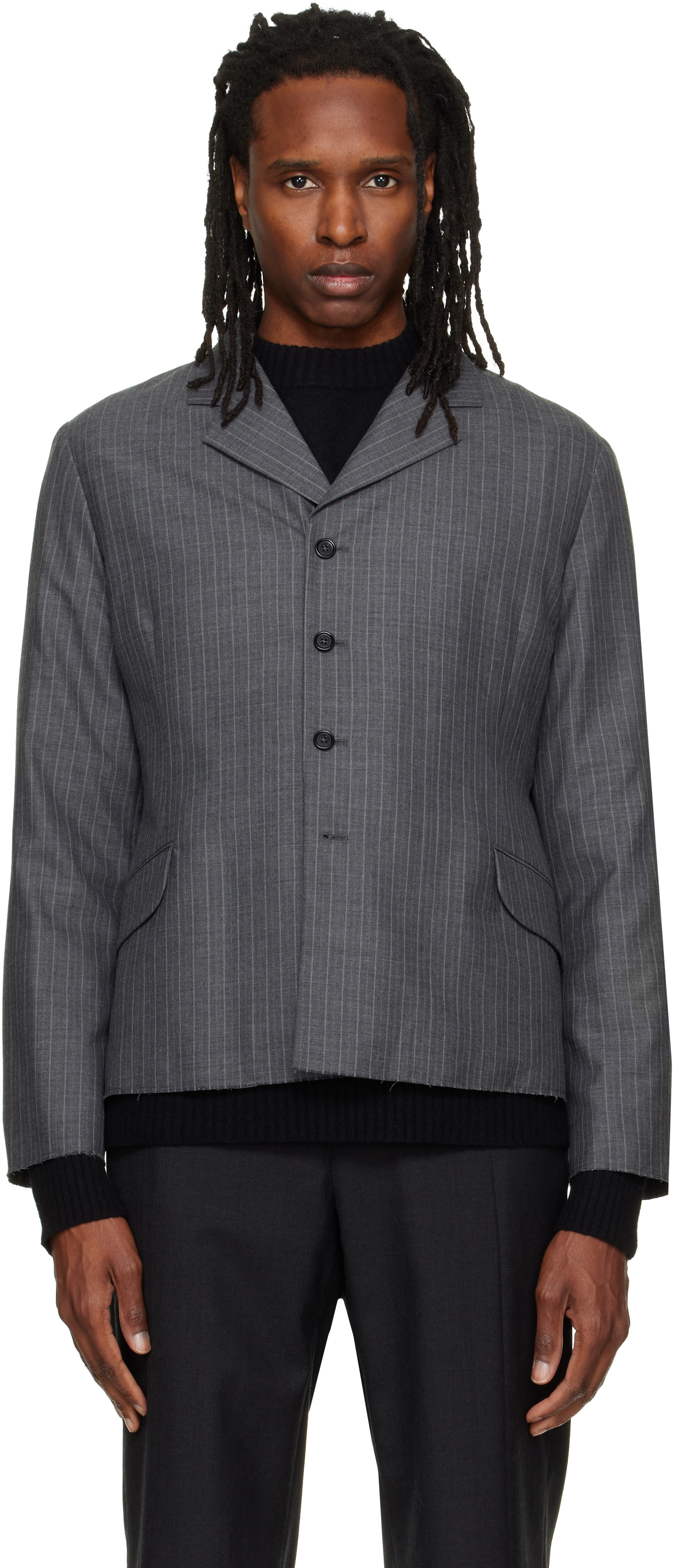 Jil Sander - Gray Wool Blazer