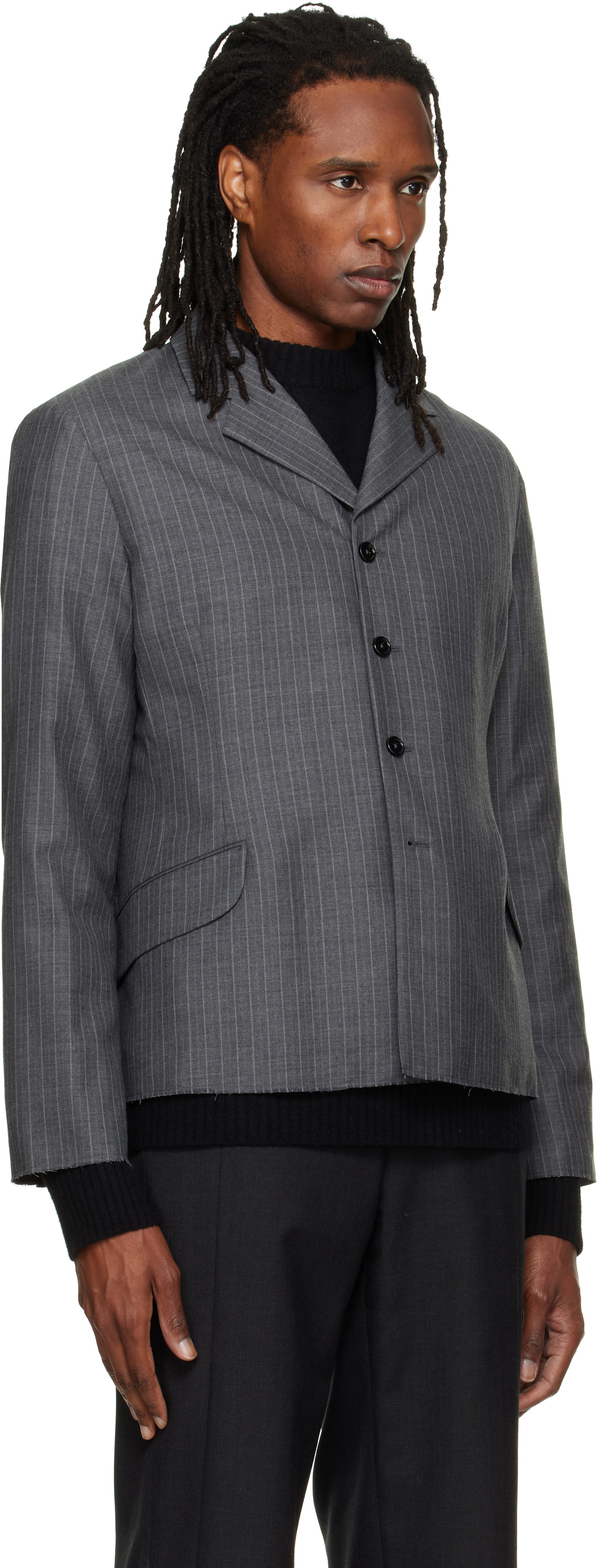 Jil Sander - Gray Wool Blazer